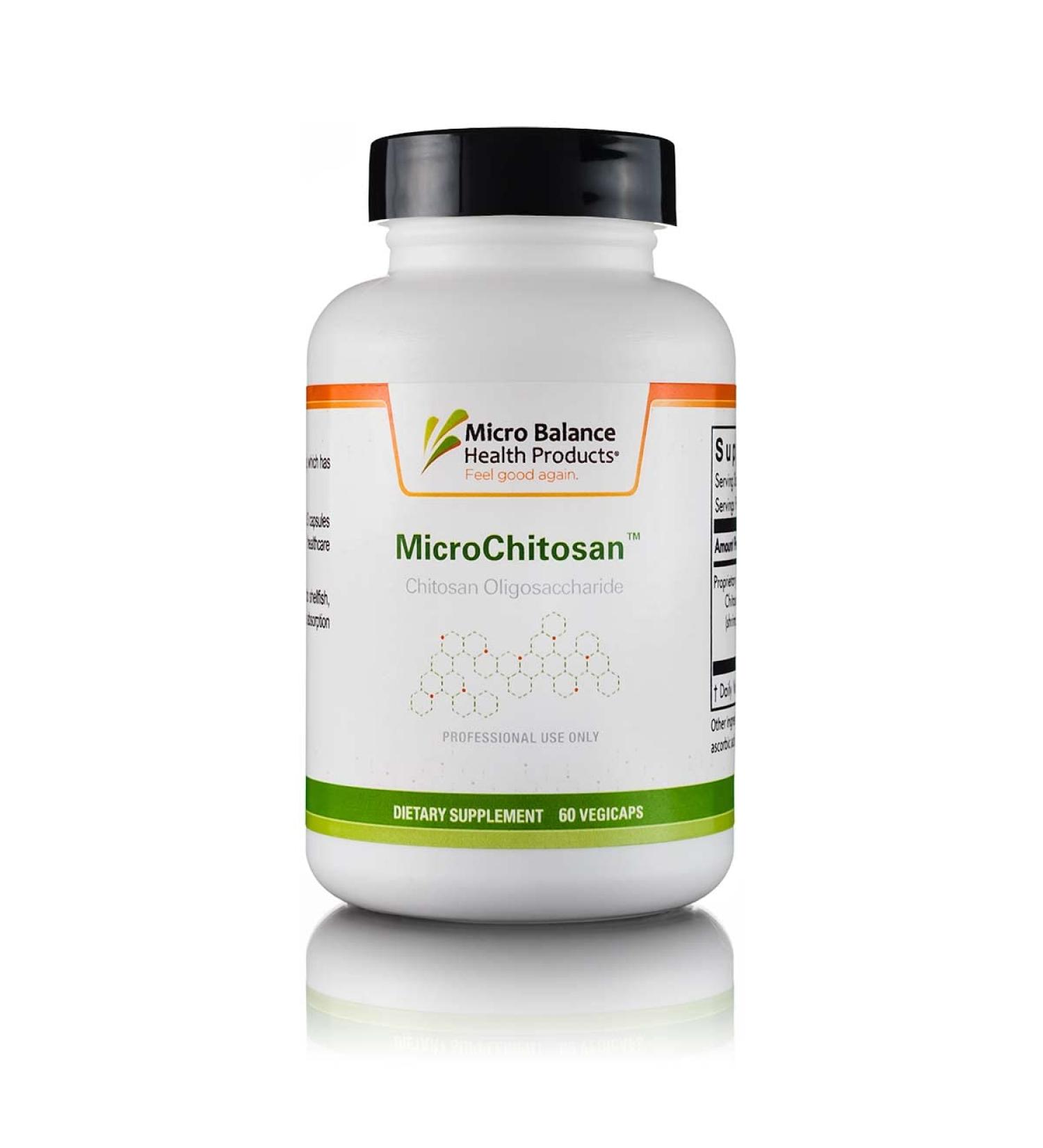 Micro Balance MicroChitosan - 60 Vegicaps - Supports Friendly Probiotics & Natural Cleansing - Buy Online on GoSupps.com