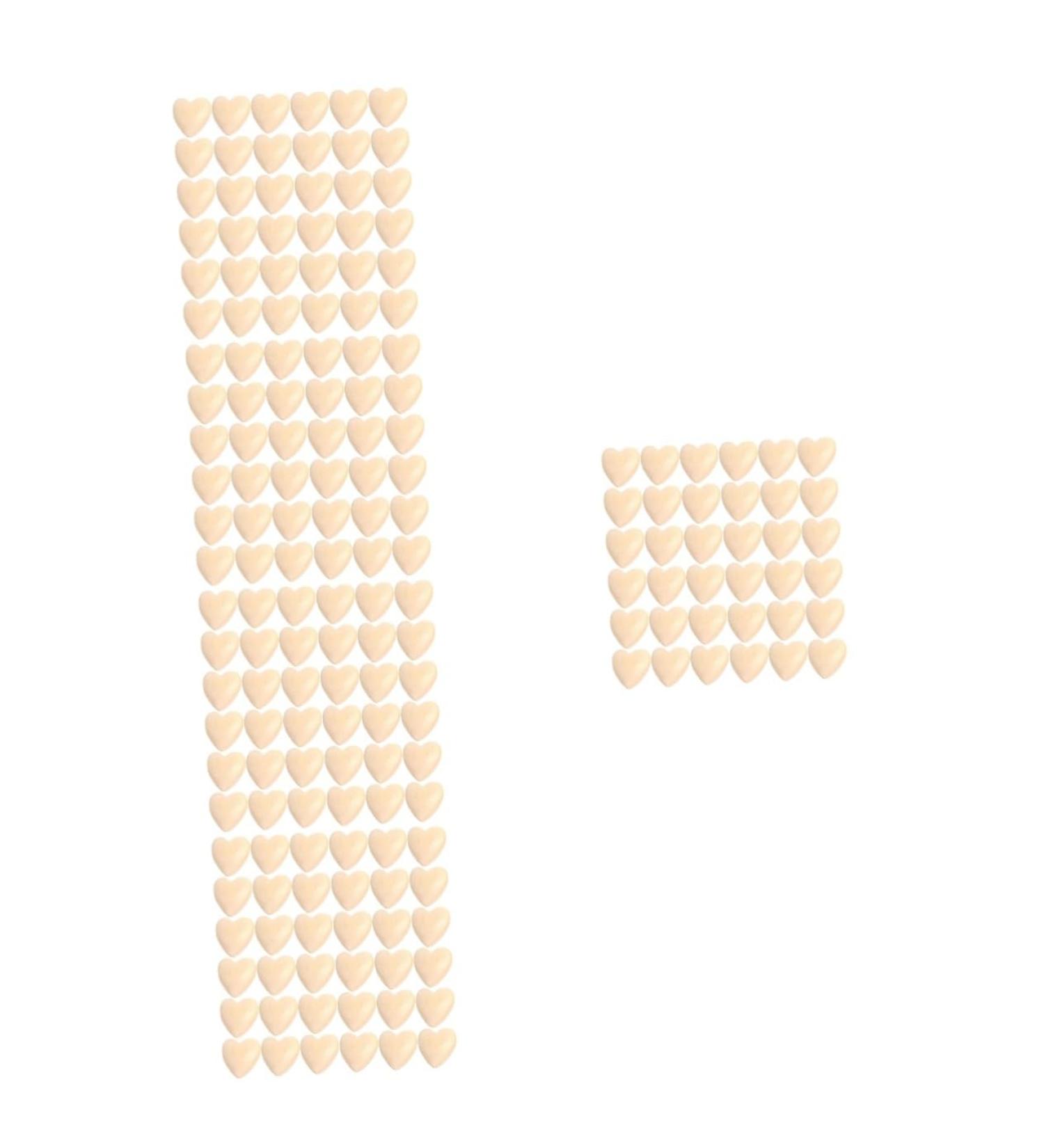 Ibasenice 250 Pcs Peach Herz Wooden Heart Beads & Spacer Pearls for DIY Jewelry Accessories - Unfinished Heart-Shaped Beads for Bracelets - Buy Online on GoSupps.com