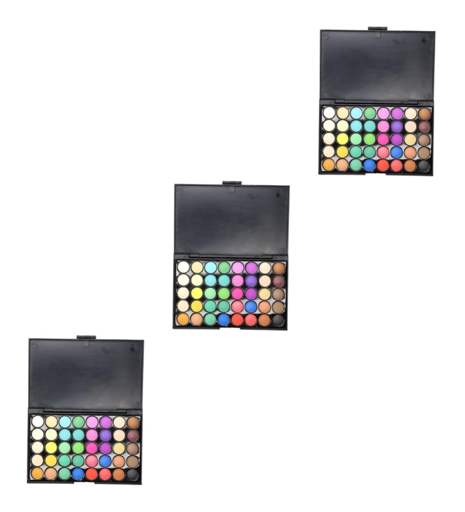 NOLITOY 3pcs 40 Eyeshadow Eye Shadow Palettes Makeup Earth Tones 1 count (Pack of 1) As Shownx3pcs - Buy Online on GoSupps.com