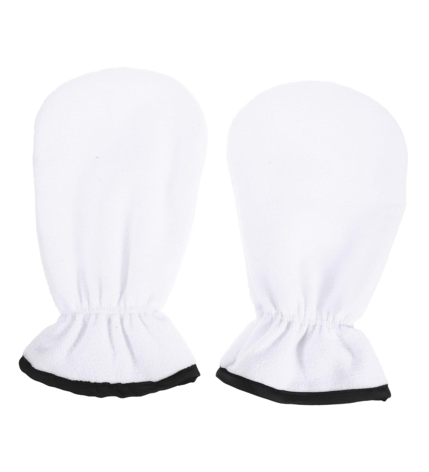 Healeved 1 Pair Maintenance Essential Oil Gloves Essential Oil Gloves Body Scrub Bath Shower Wax Hand Mitts Scrubber Mask Hand Mask Mittens Heating Gloves Polyester Bath Bag White Skin Care 29.00X16.00X1.00CM - Buy Online on GoSupps.com