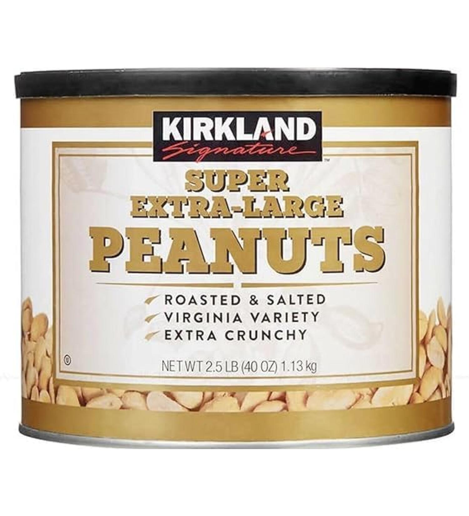 Kirkland Signature Super Extra Large Peanuts Roasted & Salted Nuts Pack 1.13kg Seller Approved by Fakespot Guard Learn More - Buy Online on GoSupps.com