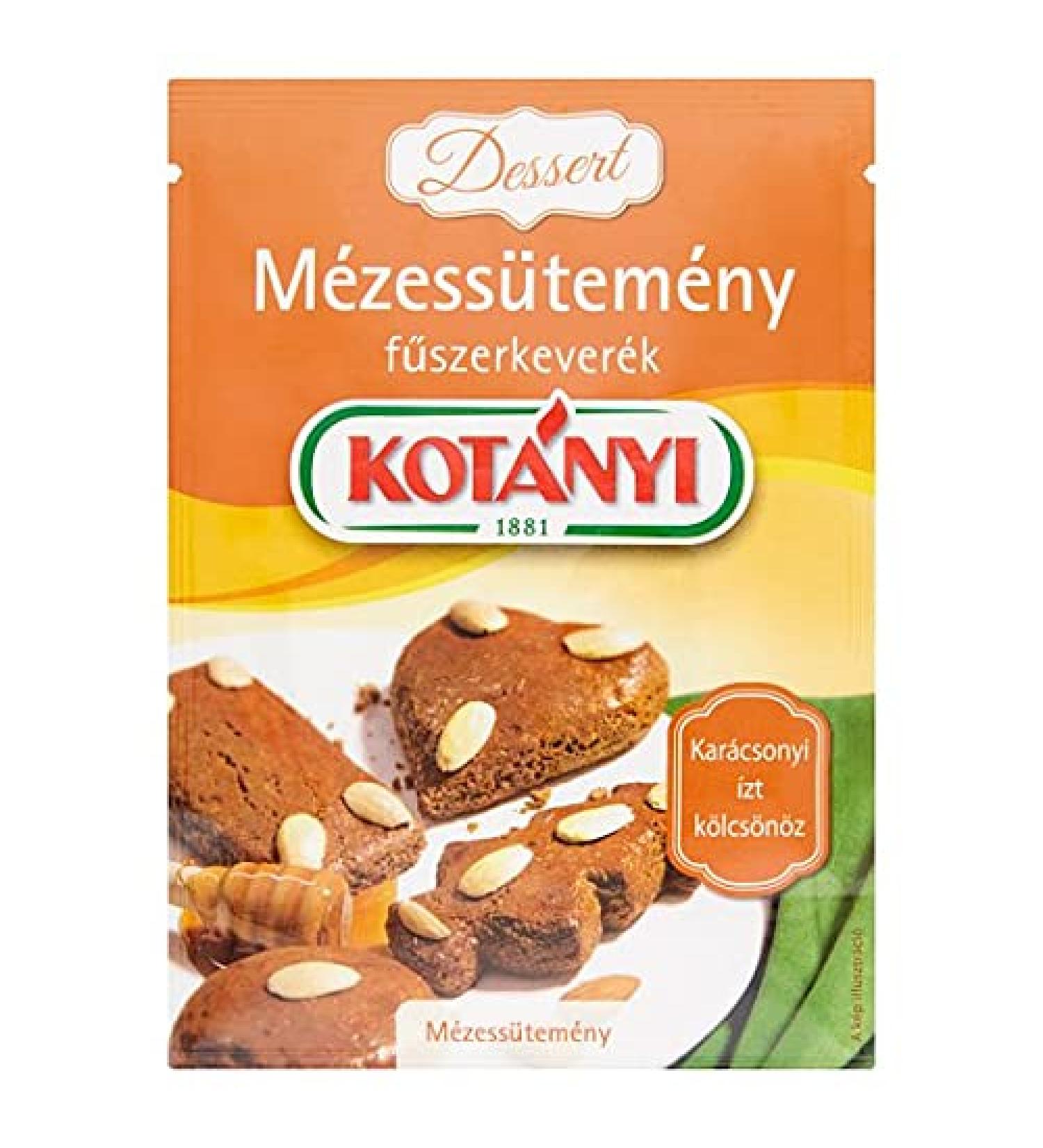 Kotanyi Hungarian Gingerbread / Honey Cake Mezeskalacs M zes spice mix 27g