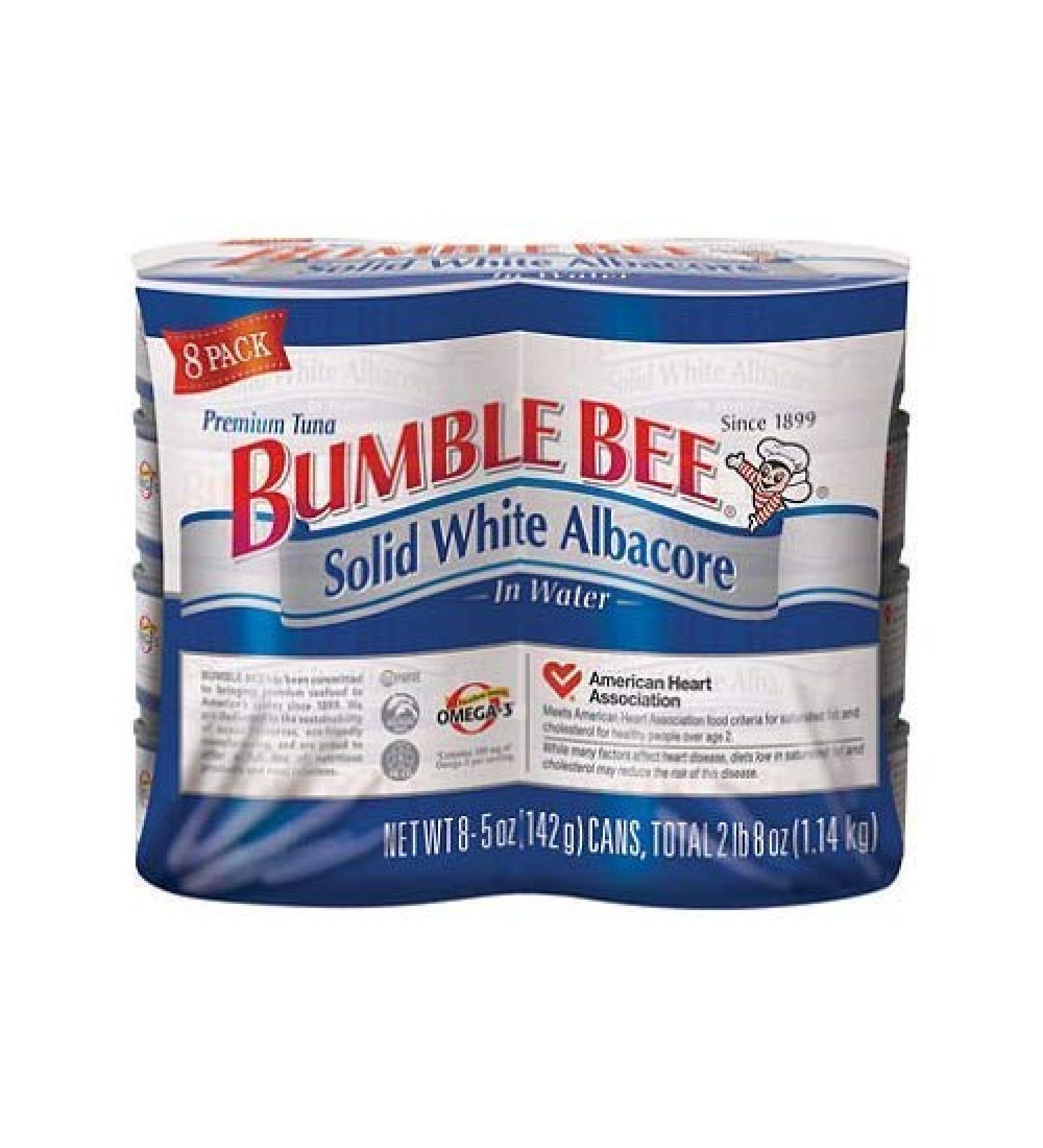 Bumble Bee Solid White Albacore in Water (5 oz. can, 8 pk.) 5 Ounce (Pack of 8)