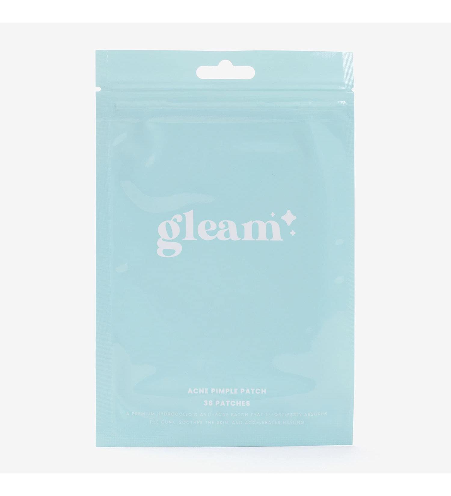 GLEAM Pimple Patches - Hydrocolloid Acne Healing Band-Aids | Breathable Waterproof Zit Stickers (36 Pack) - Perfect for Fast Acne Relief - Buy Online on GoSupps.com