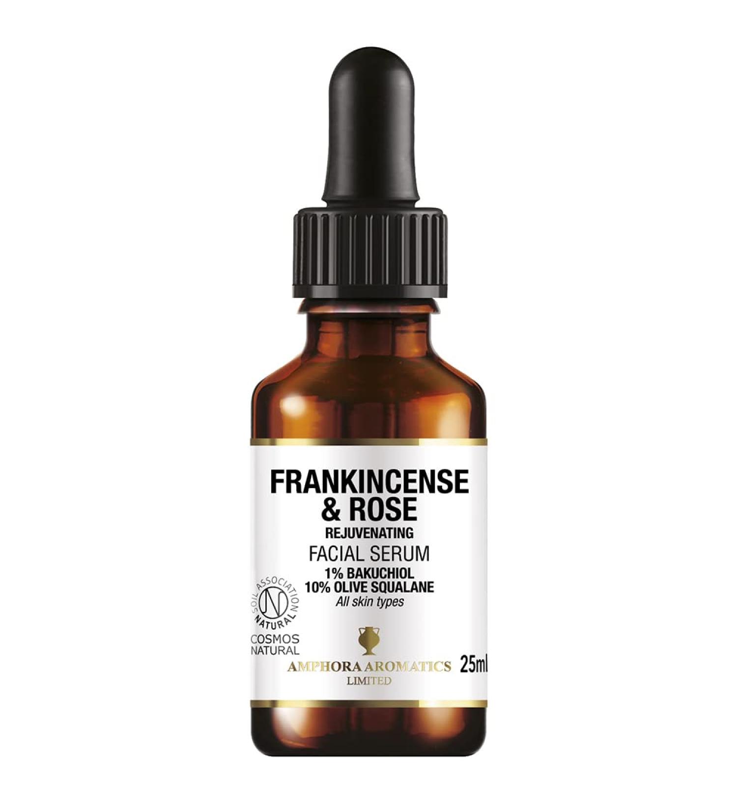 Amphora Aromatics Frankincense & Rose Bakuchiol Face Serum 25ml