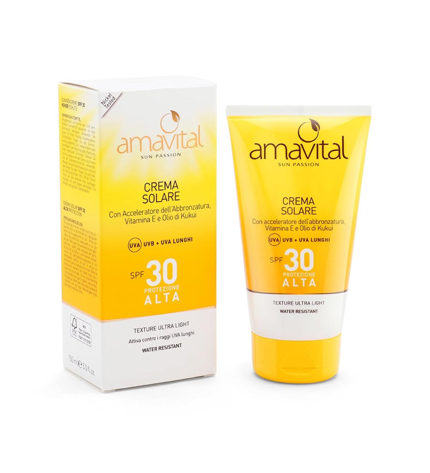 Oficine Cleman AMAVITAL Sun Passion Sunscreen SPF 30 - Buy Online on GoSupps.com