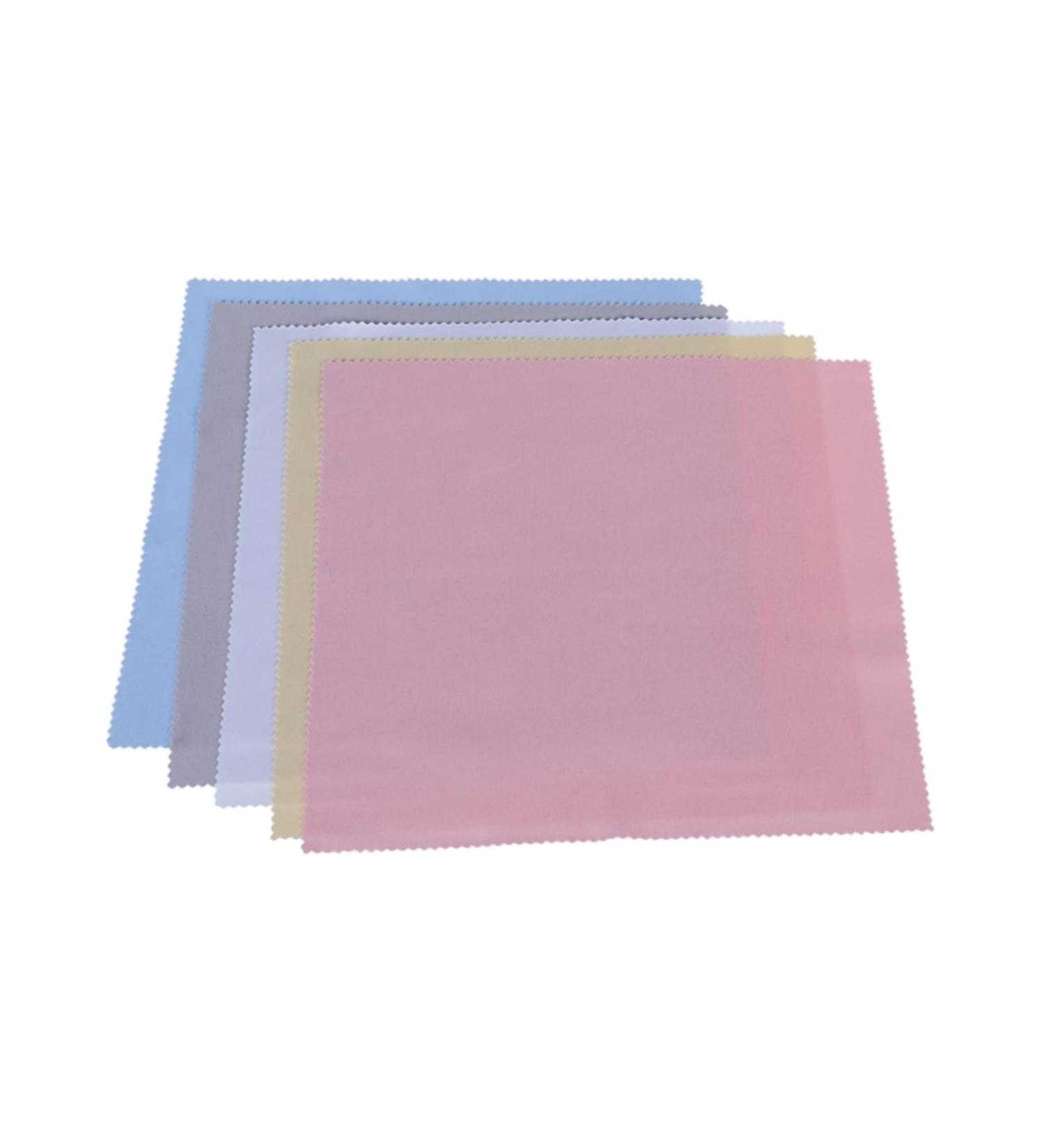 FRCOLOR 5pcs Suede Cleaning Cloth for Glasses & Sunglasses Ideal Lens & Screen Cleaner Perfect for Men & Motorcycle Keychains - Buy Online on GoSupps.com