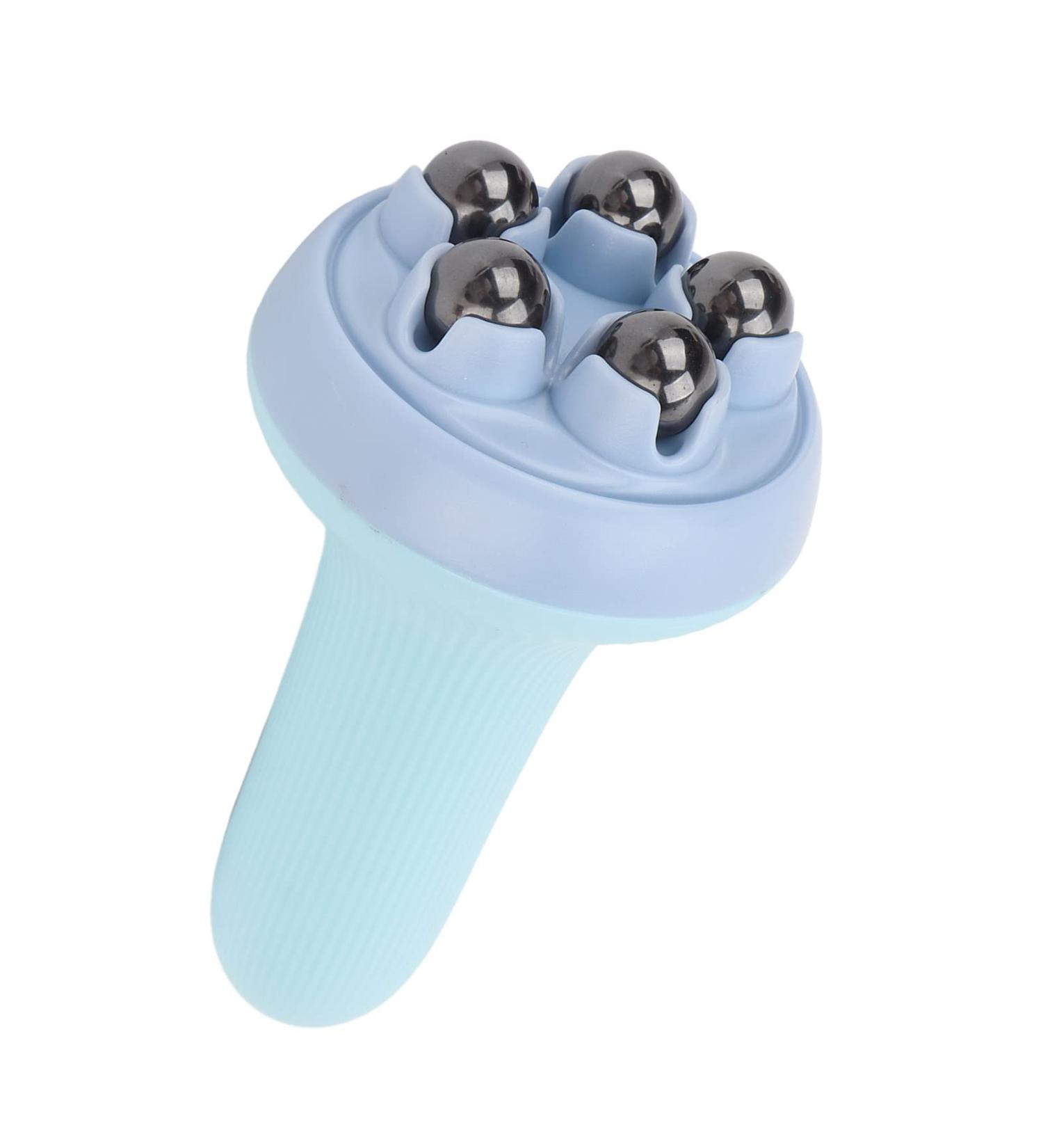 5 Magnet Bead Massage Roller - Handheld 360 Rotating Slimming Ball Massager Tool (Blue) | Enhance Relaxation & Wellness - Buy Online on GoSupps.com