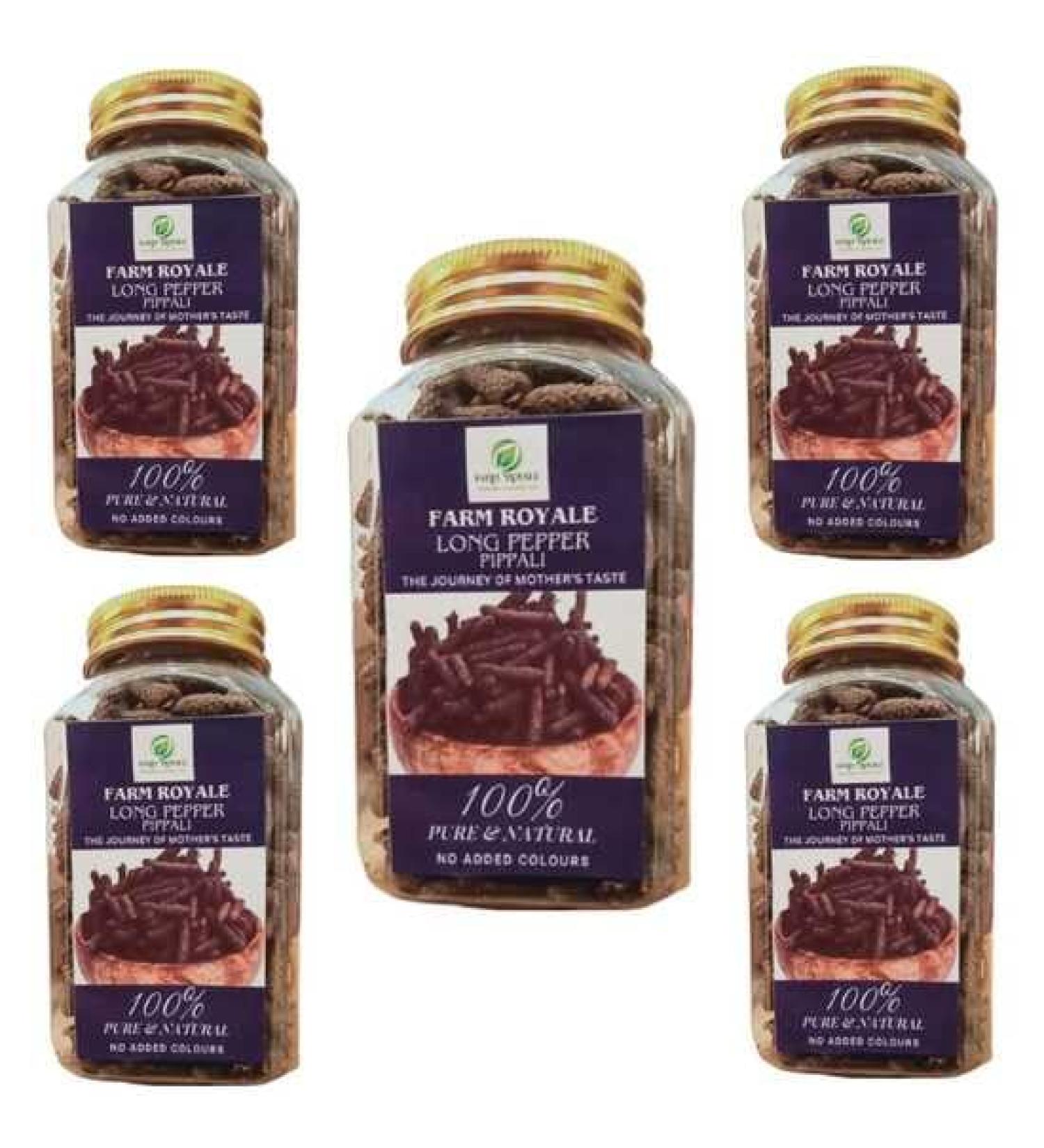 Farm Royale Long Pepper/pippali- 200g - Premium Export Quality 100% Pure Natural hand processed by women workers. (5) - Buy Online on GoSupps.com