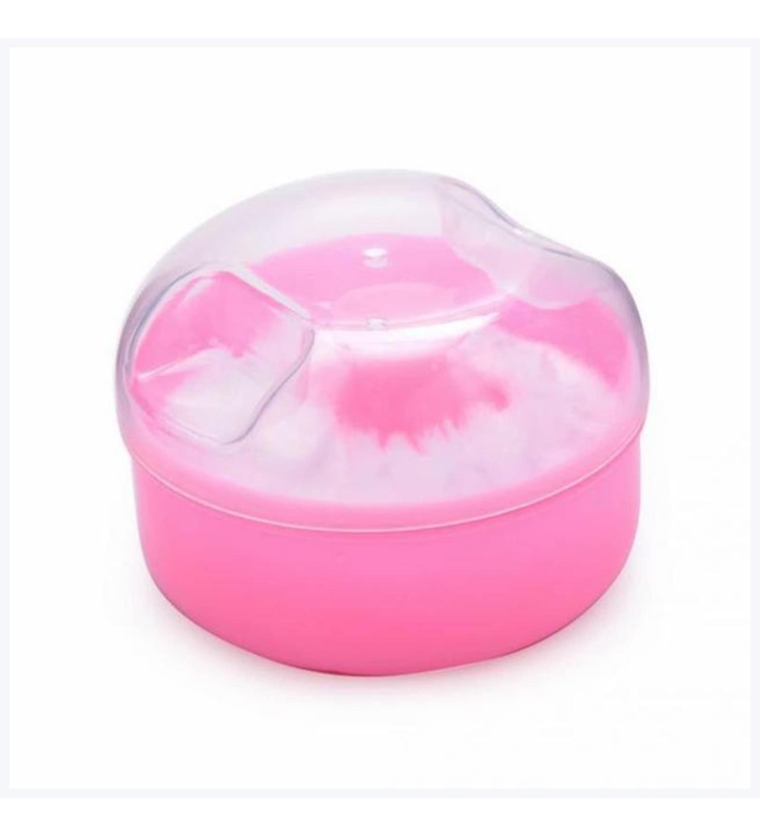 DUnLap Houppette Maquillage Portable Poudre Blow Box Corps Visage Talc Poudre Puff ponge Bo te Conteneur Bo te galement for L' t Houppette Poudre Libre (Size : Pink) - Buy Online on GoSupps.com