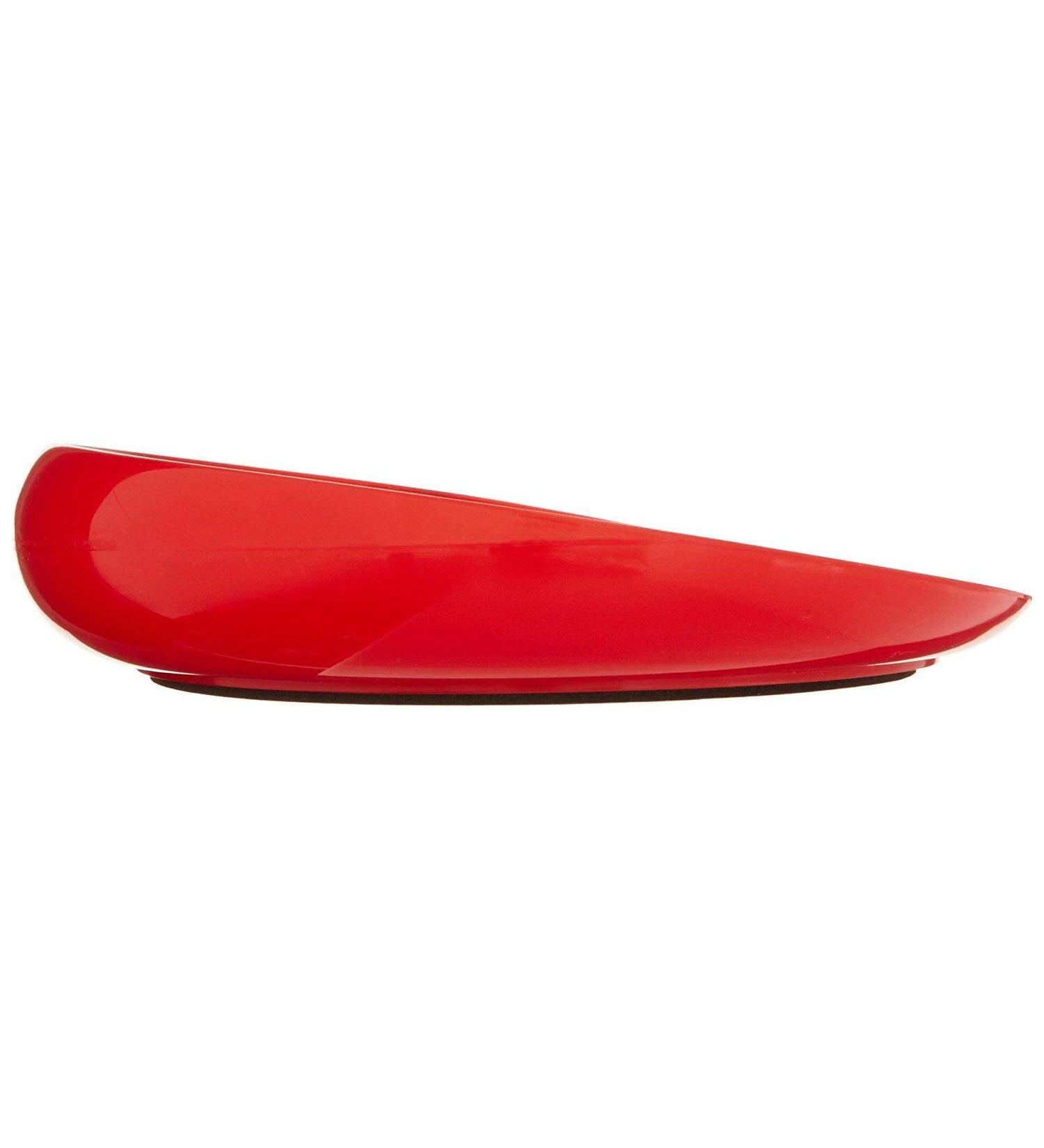 Sammons Preston Red Round Scoop Dish Unbreakable 8" Scooper Bowl for Elderly Disabled & Handicapped Plate with Non Skid Rubber Padded Bottom for Independent Eating Self-Feeding Aid