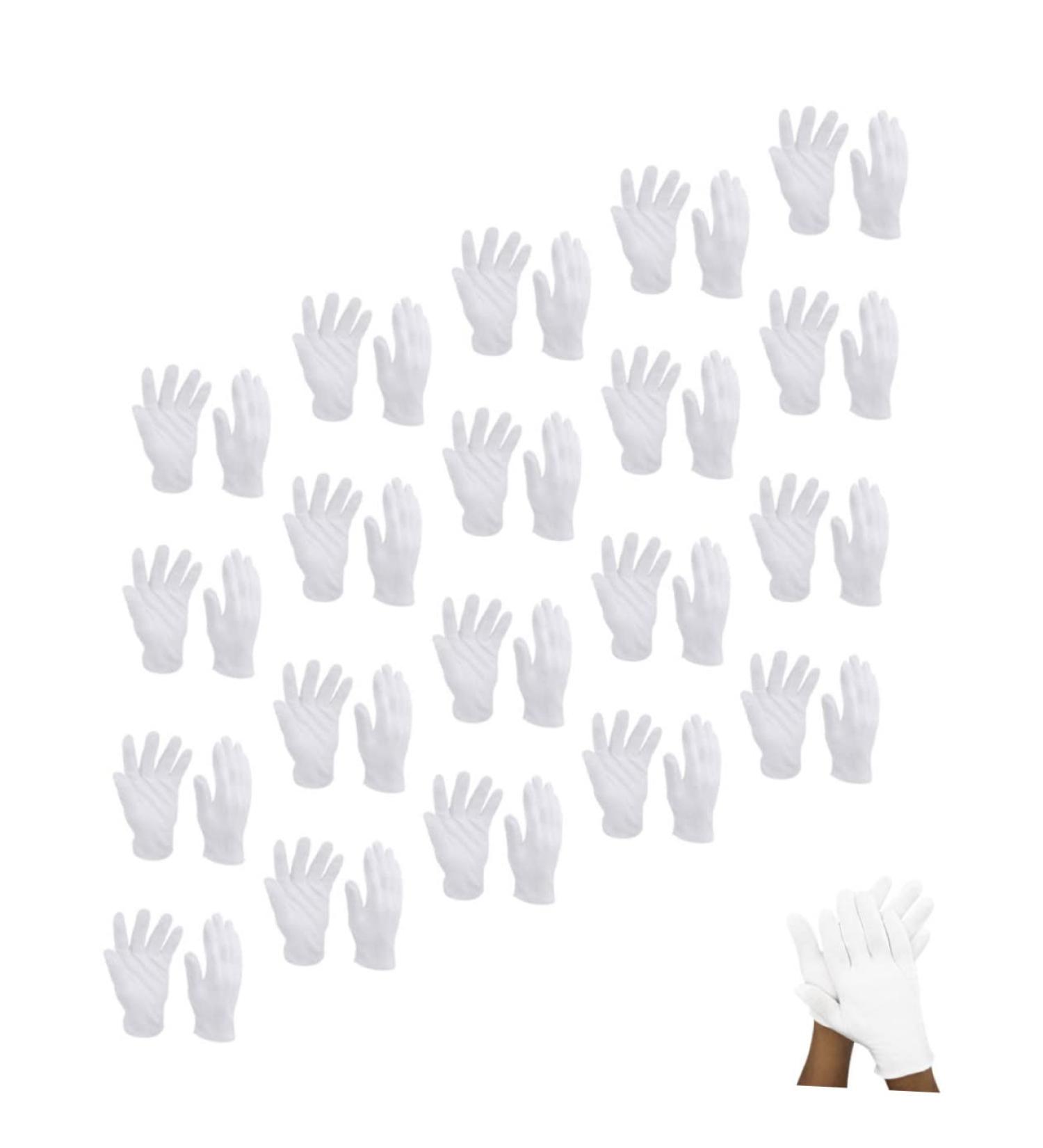 HAPINARY 16 Pairs White Cotton Gloves Cat Purse Industrial Gloves Grip Gloves for Work Mens Work Gloves Cotton Inspection Gloves Gavel Warm Cotton Mitts Miss Labor Protection Cotton Jewelry - Buy Online on GoSupps.com