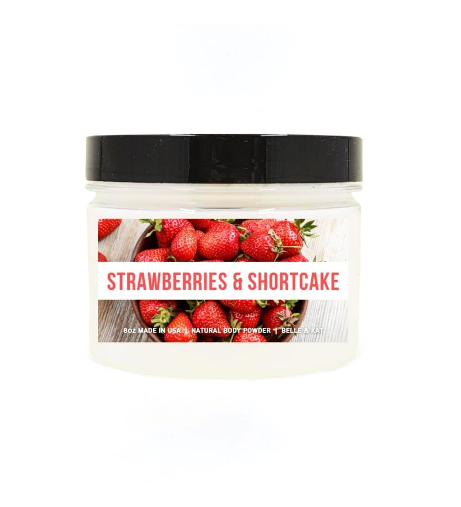 Body Powder for Women & Men Scented Strawberries & Shortcake Perfume Dusting Powder Bath Powder with Fragrance & Essential Oils Talc Free 8oz Container Made in USA Strawberries & Shortcake (Body Powder) - Buy Online on GoSupps.com