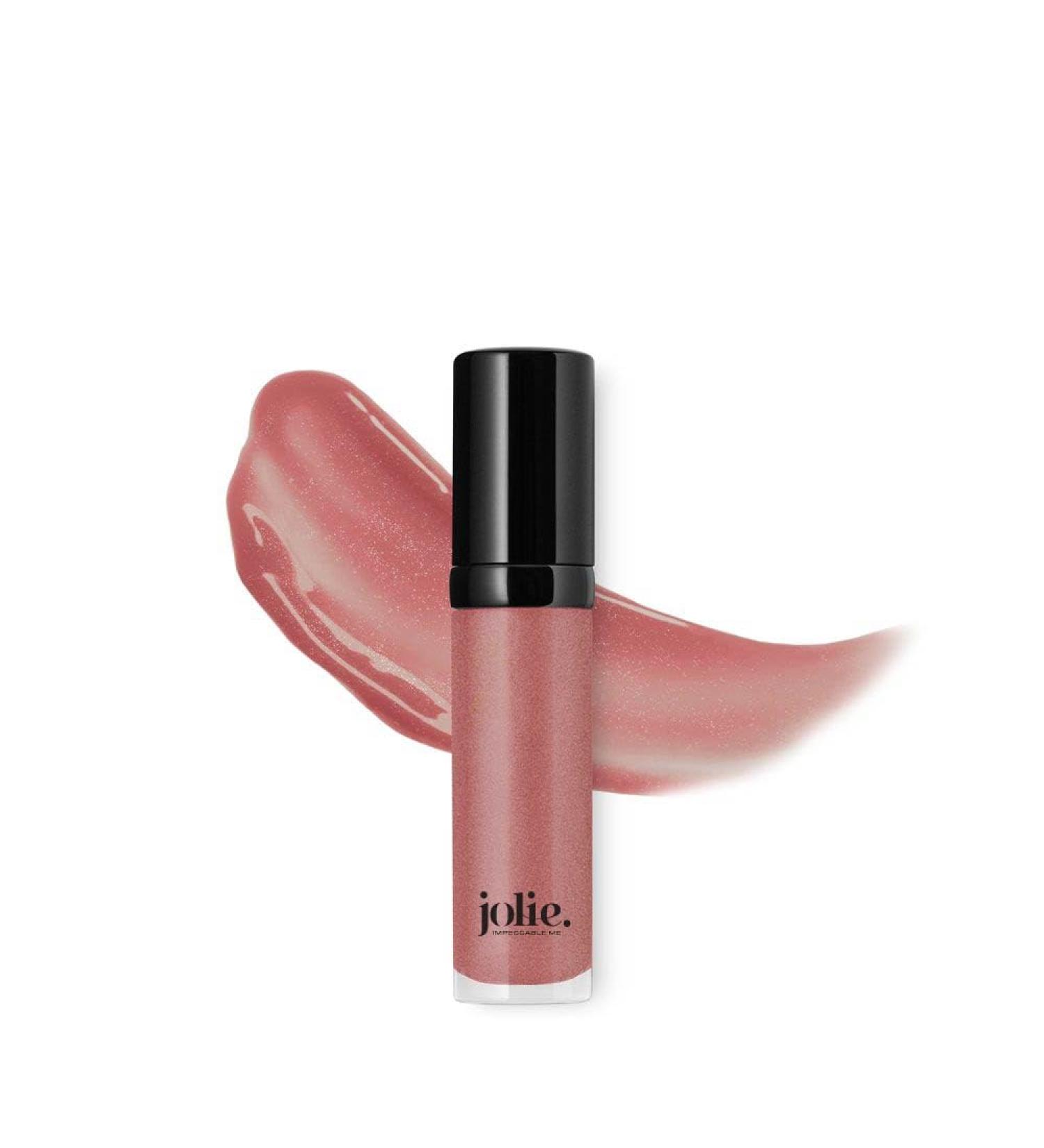 Jolie Super Hydrating Luxury Lip Gloss - Intense pigment W/Superior Shine (Pink Pompadour)