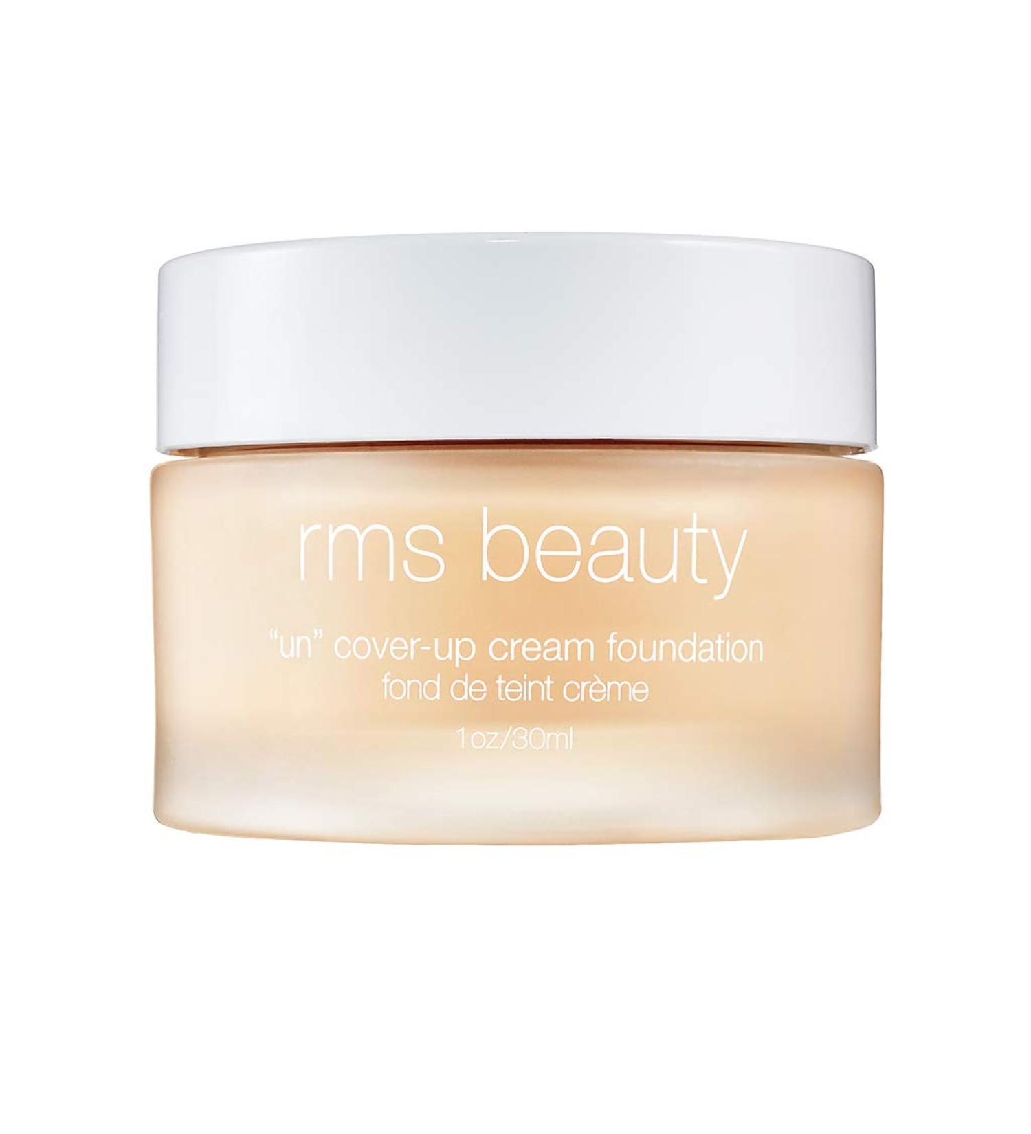 RMS Beauty Un Cover-Up Cream Foundation - Hydrating & Nourishing Organic Face Makeup Provides Lightweight & Even Coverage for Healthy  Luminous Skin - Shade 22 (1 oz / 30 ml) 22 Light Medium 1 Fl Oz (Pack of 1)