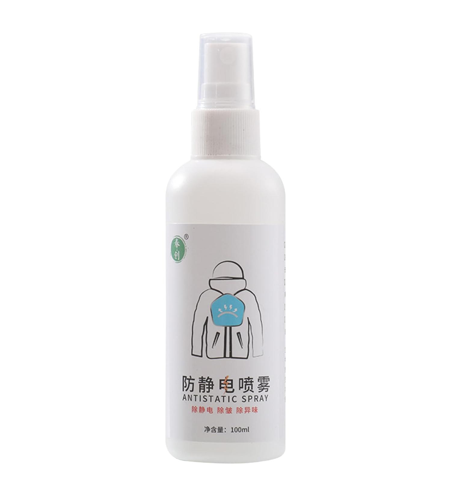 Anti Static Spray Static Cling Spray | Travel Size Odor Eliminator Fabric Refresher Spray For Clothes Furniture & Car - Eliminate Static Shock Reduce Static Cling Hixip - Buy Online on GoSupps.com