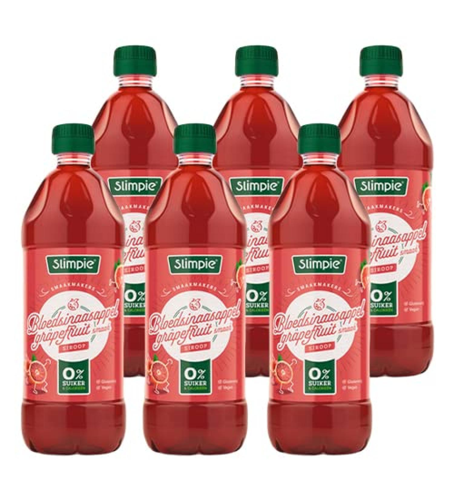 Slimpie - Blood Orange Grapefruit Lemonade syrup - 6x 650ml