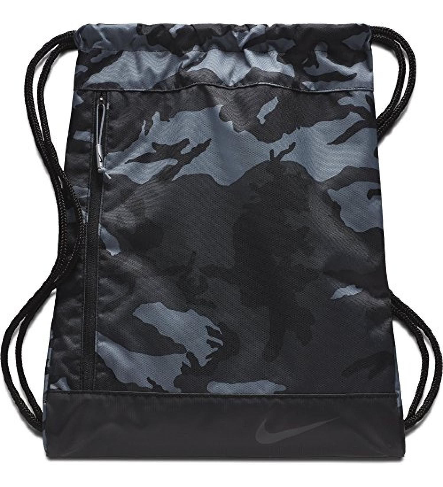 NIKE Sport All Over Print Golf Gymsack, Anthracite/Black/Anthracite