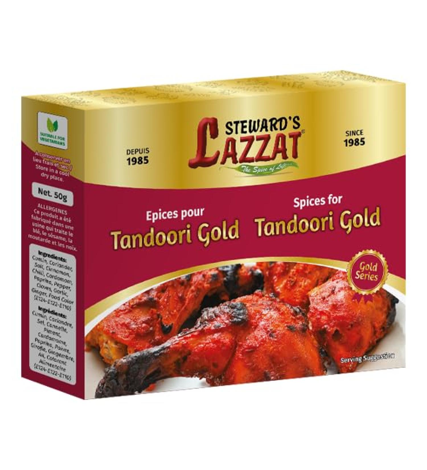 Steward's Lazzat - Spices (Tandoori Gold)