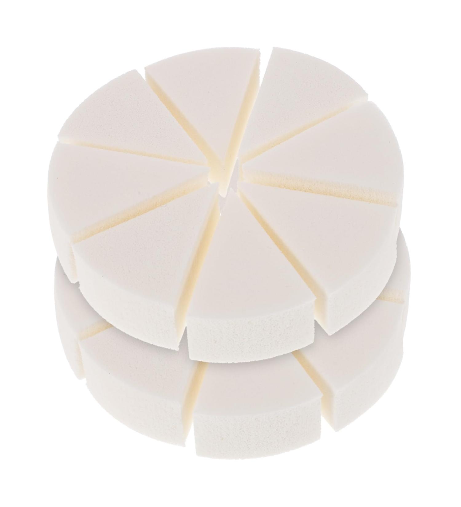 Healeved 2 Sets Triangular Sponge Puff Makeup Foundation Makeup Pads Triangle Cosmetic Sponges Makeup Supplies Concealer Sponge Triangle Puff Girl Make up Flutter White 8.00X8.00X2.00CM White - Buy Online on GoSupps.com