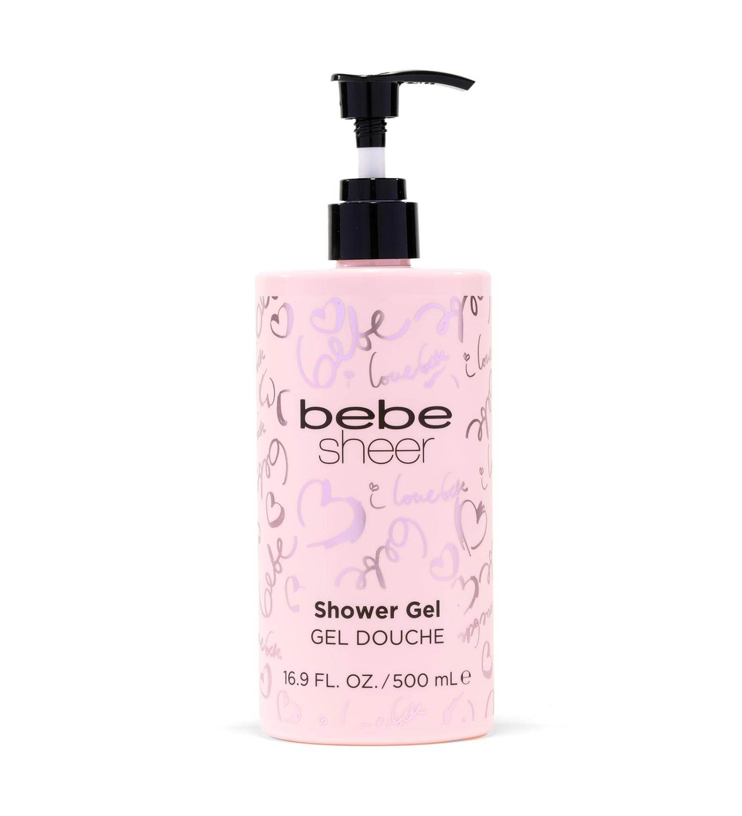 bebe Sheer Shower Gel - Moisturizing Body Wash Women with Apple and Green Floral Notes - Leaves Skin Hydrated Soft and Silky - 16.9 oz - Buy Online on GoSupps.com