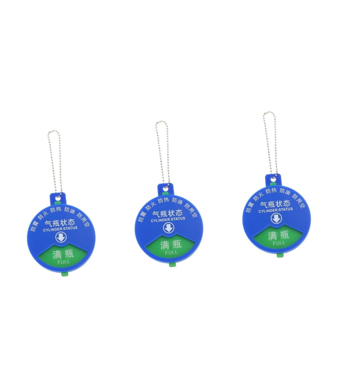 Hemoton Cable Rods 3pcs Signage Emblems Labels Hospital Cylinder Status Sign Cylinder Status Plate Oxygen Tank - Buy Online on GoSupps.com