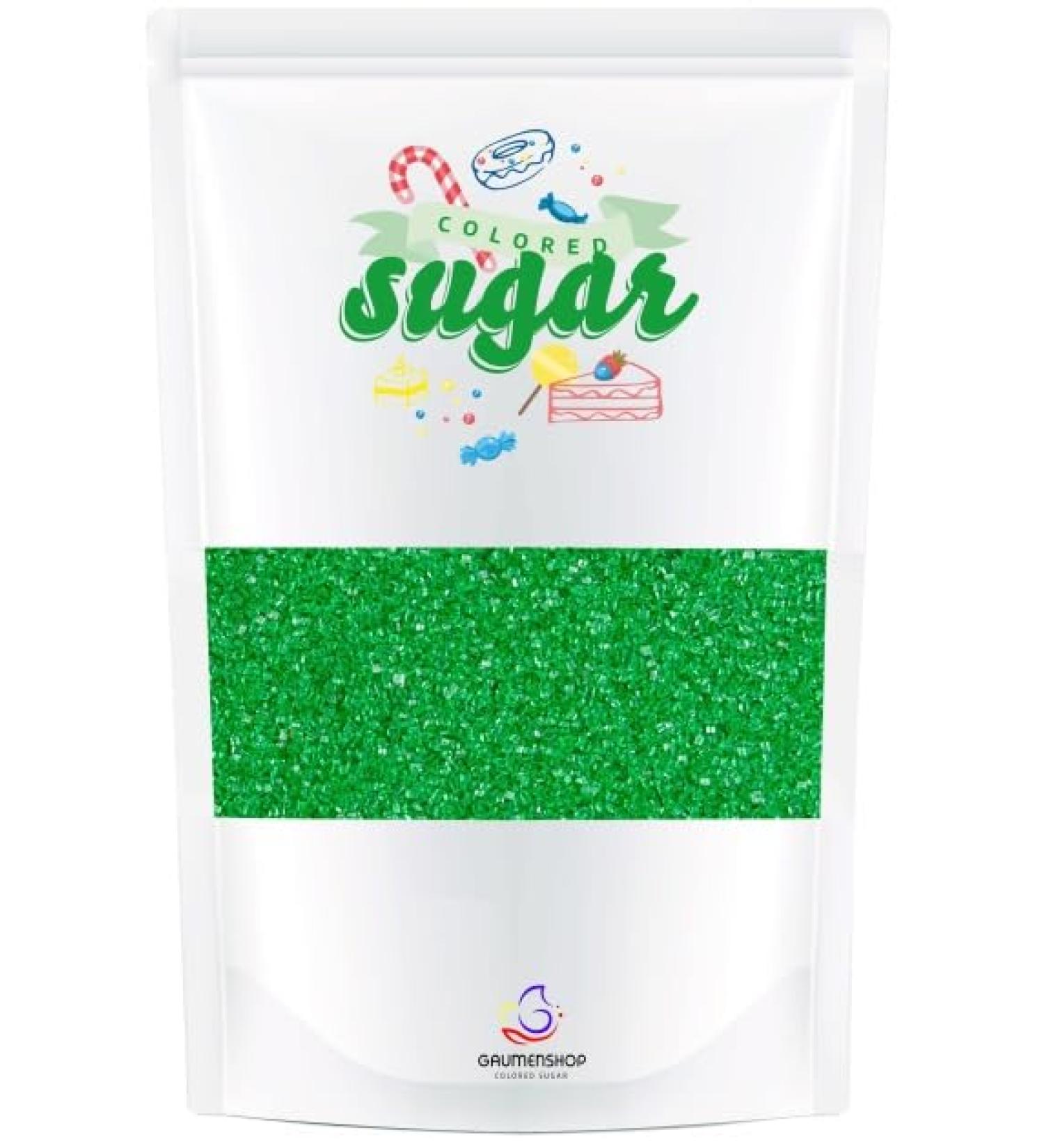 Coloured Sugar Green Frog Green 100g Decorative Sugar
