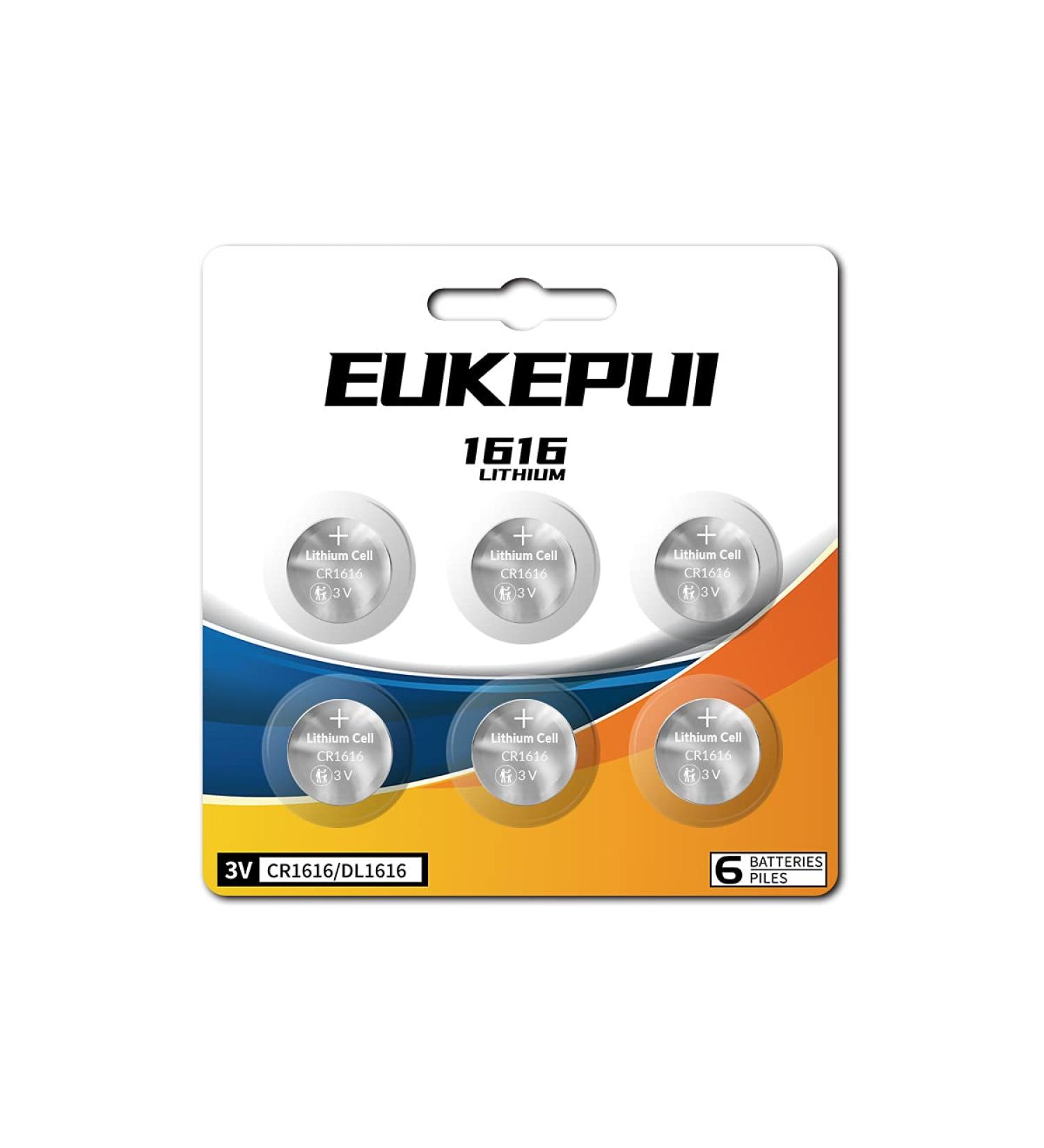 CR1616 Battery DL1616 3V Lithium Cell-6 Count - Buy Online on GoSupps.com