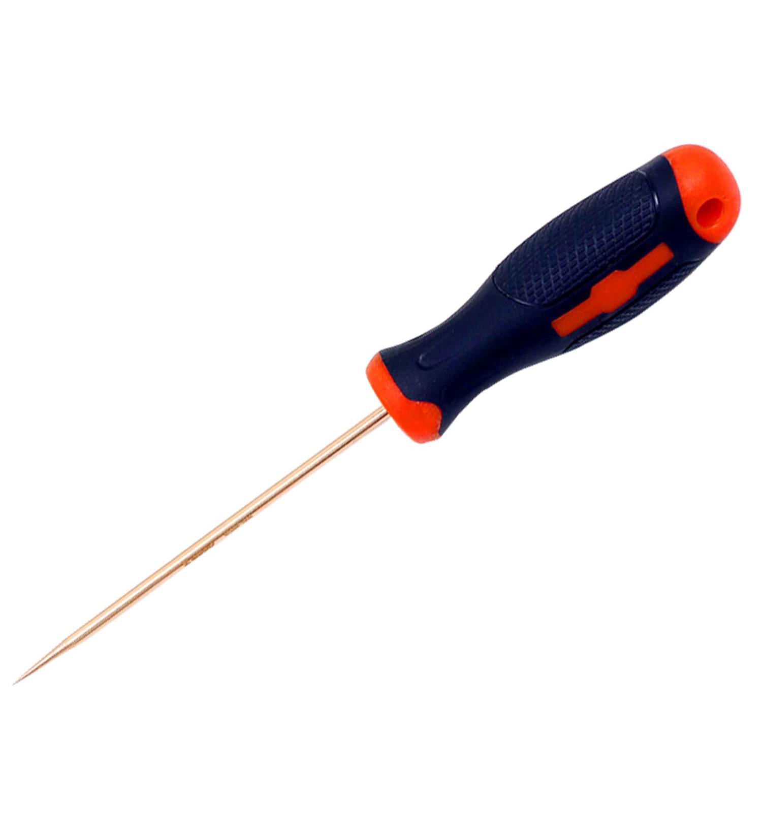 WEDO Non-Sparking Awl - Sewing, Scratch, Leather Punch Tool - DIN Standard Certified - Beryllium Copper - 3mm Diameter - 4 Blade Length - 1pc - Buy Online on GoSupps.com