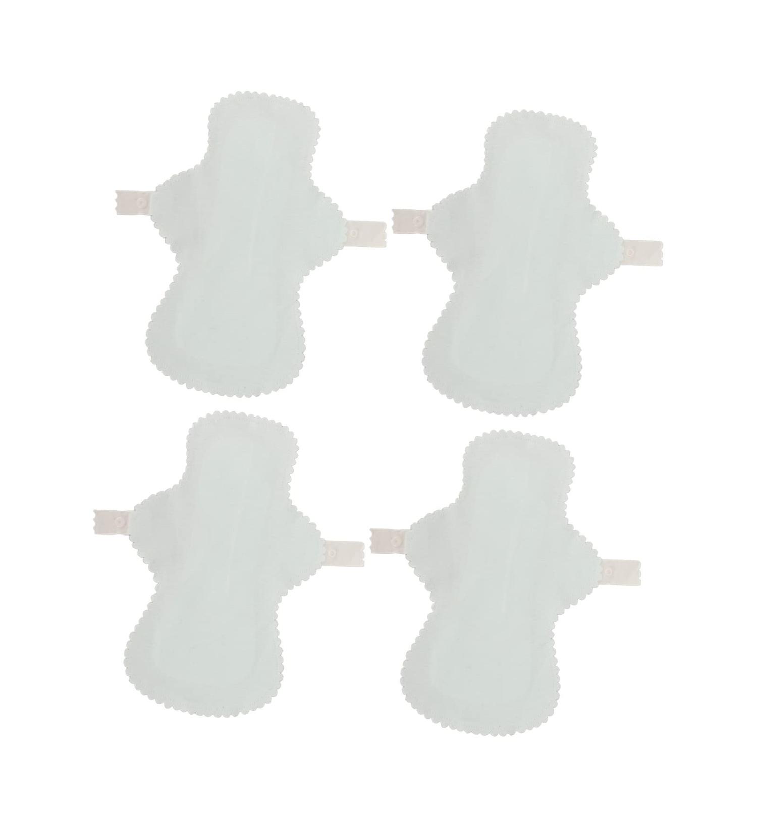 Buy Washable Menstrual Inserts - 4 Reusable Pads Strong Absorbency Easy to Clean - Blue Women's Period Care - Buy Online on GoSupps.com