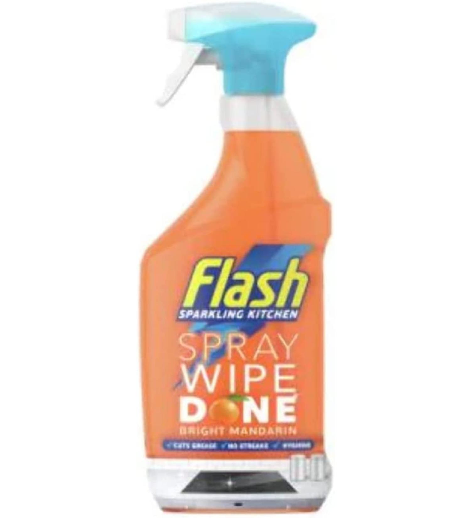 Flash Wipe & Done Spray Bright Mandarin 800ml - Buy Online on GoSupps.com