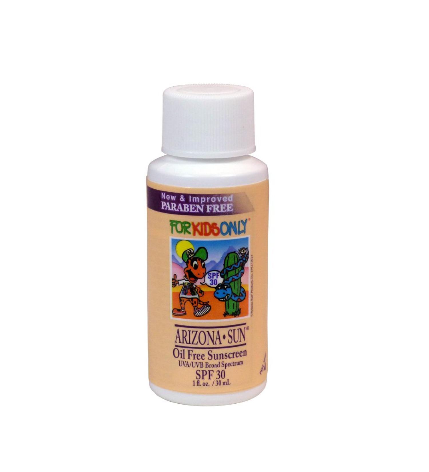 Arizona Sun - Sunscreen SPF 30 For Kids 1 oz Total Sun Protection Lotion - Oil Free Sunblock Cream - Face and Body Sun Screen Children s Sun Block