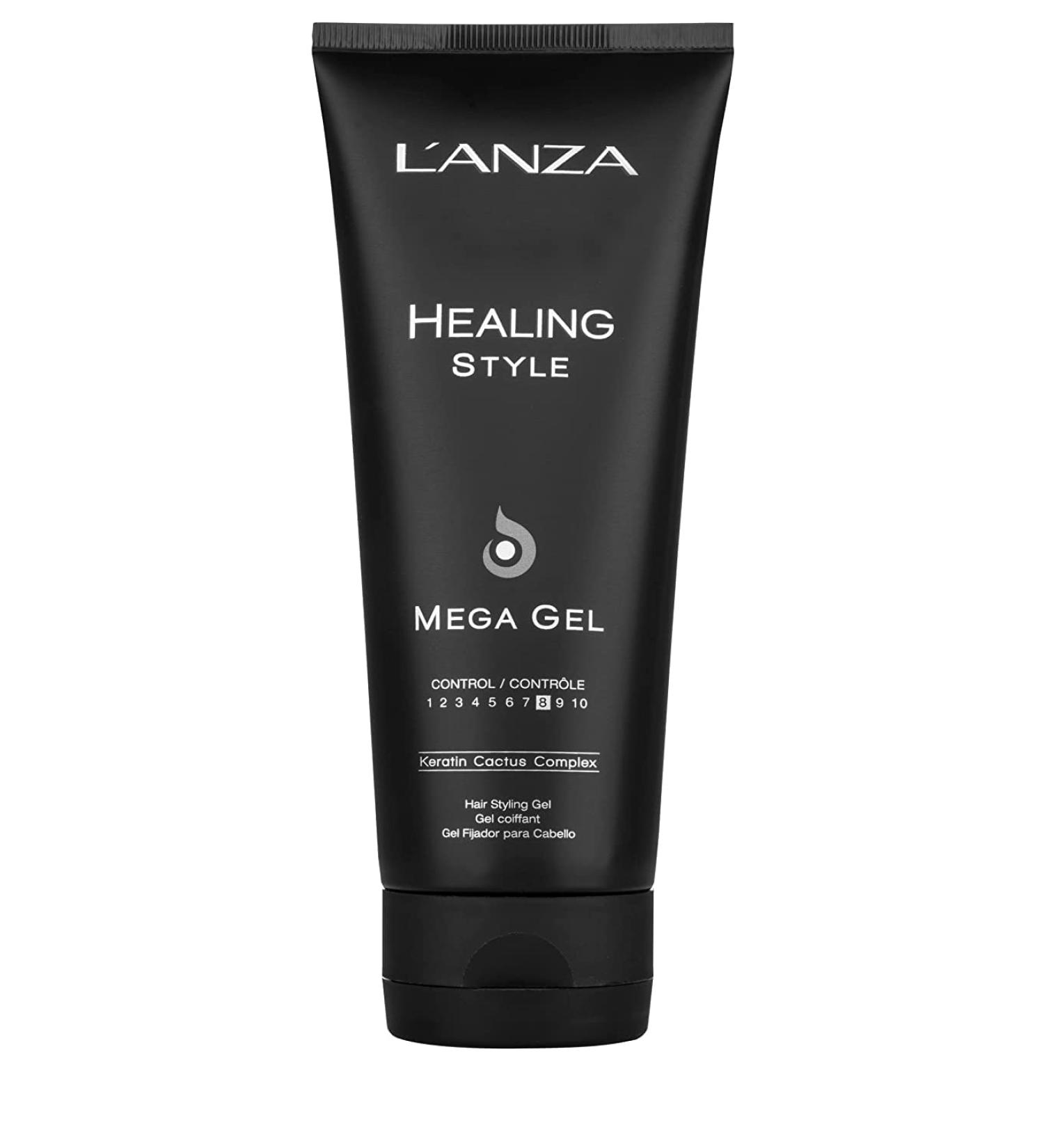 L'ANZA Healing Style Mega Gel - Strong Hold with Keratin, Alcohol-free Formula, UV Protection - 6.8 Fl Oz - Buy Online on GoSupps.com
