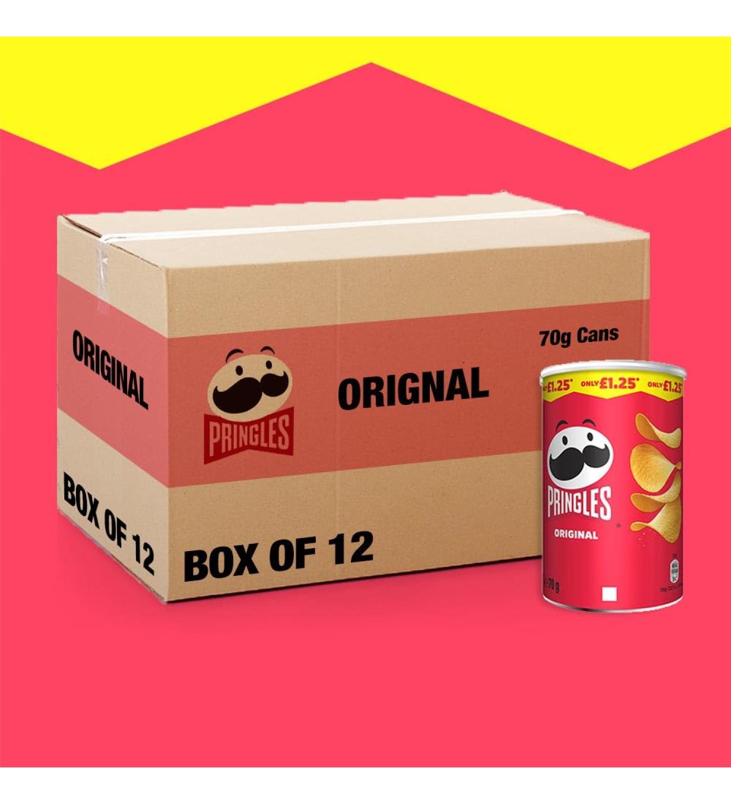 Pringles Original Crisps Case of 12x70g - Buy Online on GoSupps.com
