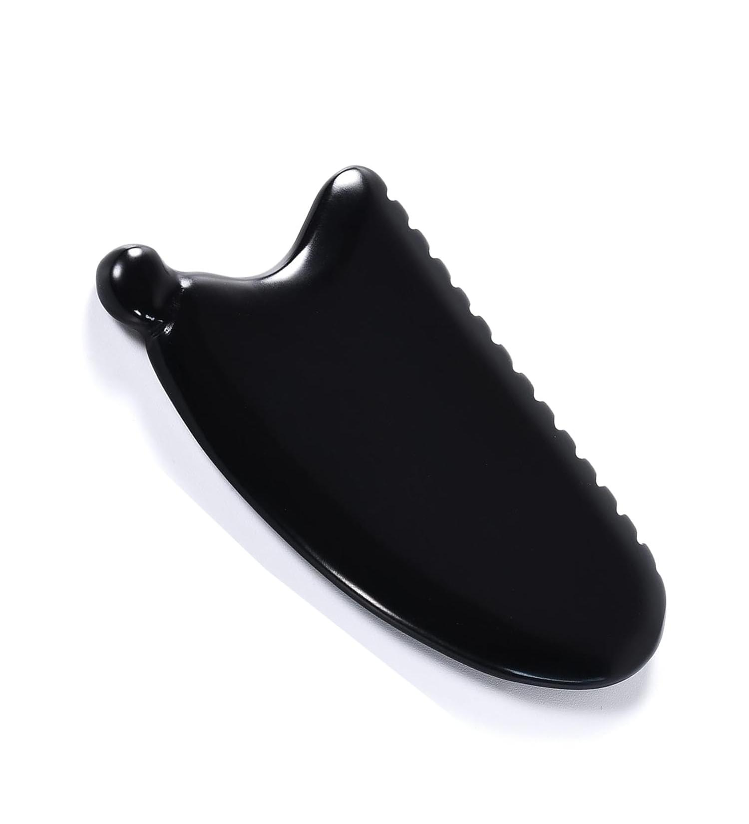 Gua Sha Facial Tools - Obsidian Gua Sha Stone Massager for Face Double Chin & Jawline - Self-Skin Care Tool for Women - Buy Online on GoSupps.com