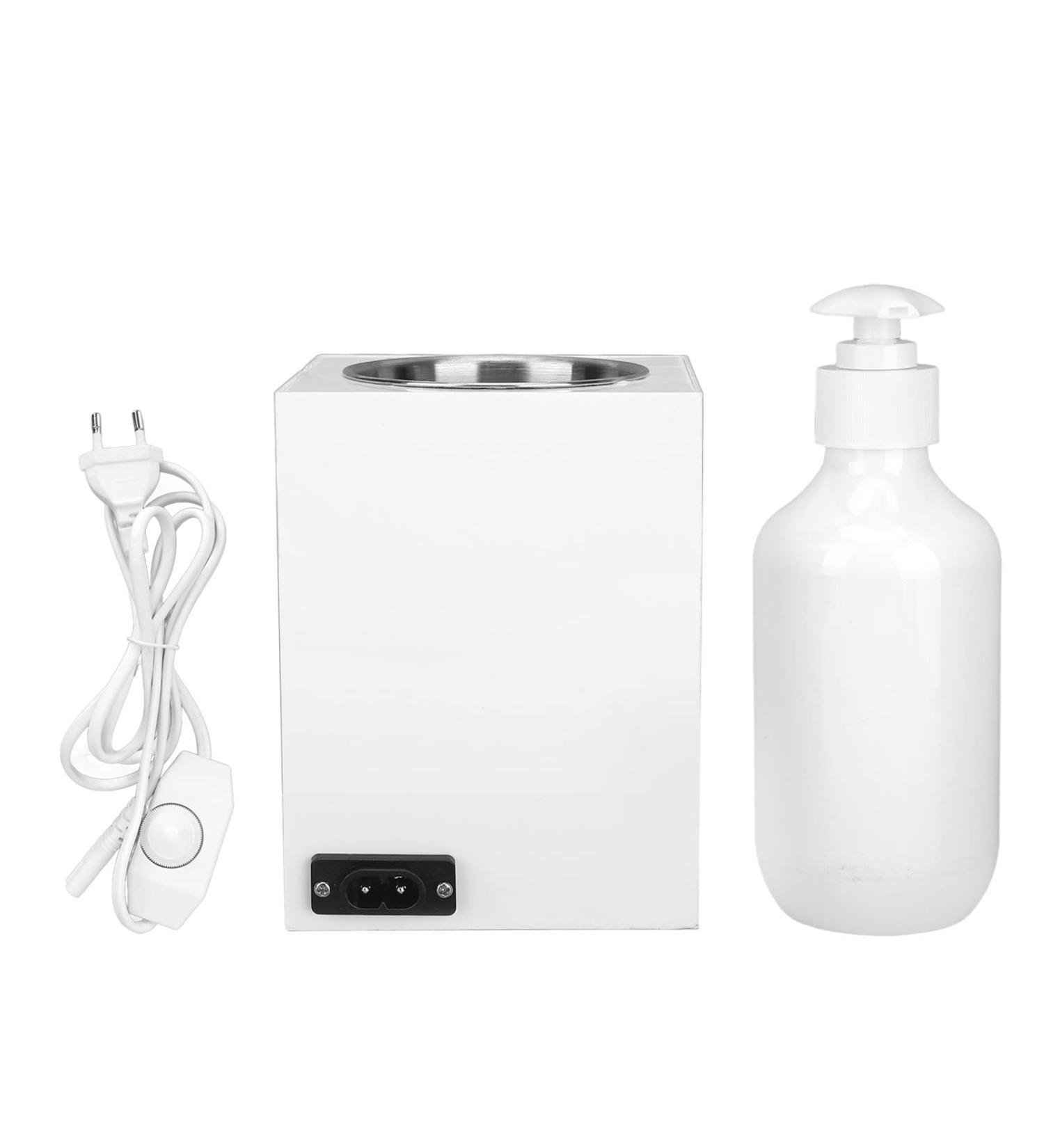 Hushui Massage Oil Bottle Warmer - Adjustable Single Lotion Warmer for Spa & Home Use | Rapidly Heats Cream Dispenser (White) - Buy Online on GoSupps.com