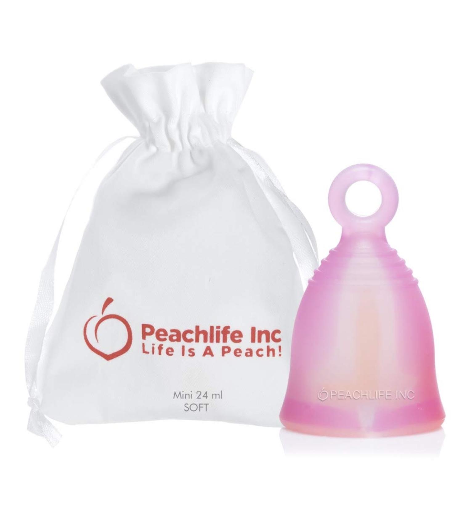 Mini Ring Menstrual Cup | Reusable Silicone Feminine Care | Soft Peach | Eco-Friendly & Comfortable - Buy Online on GoSupps.com