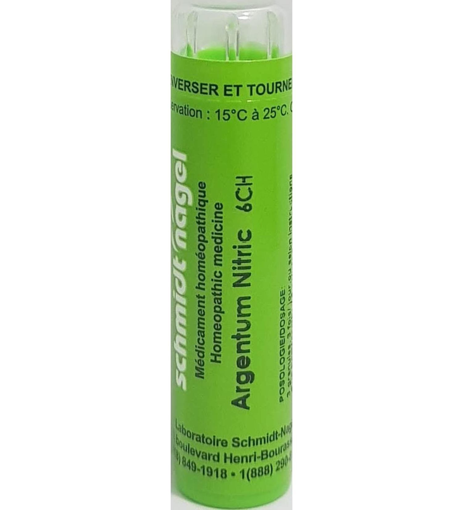 Argentum Nitricum 6CH Homeopathy Medicine Schmidt-Nagel Canada (Homeodel) 90 pellets/granules - Buy Online on GoSupps.com