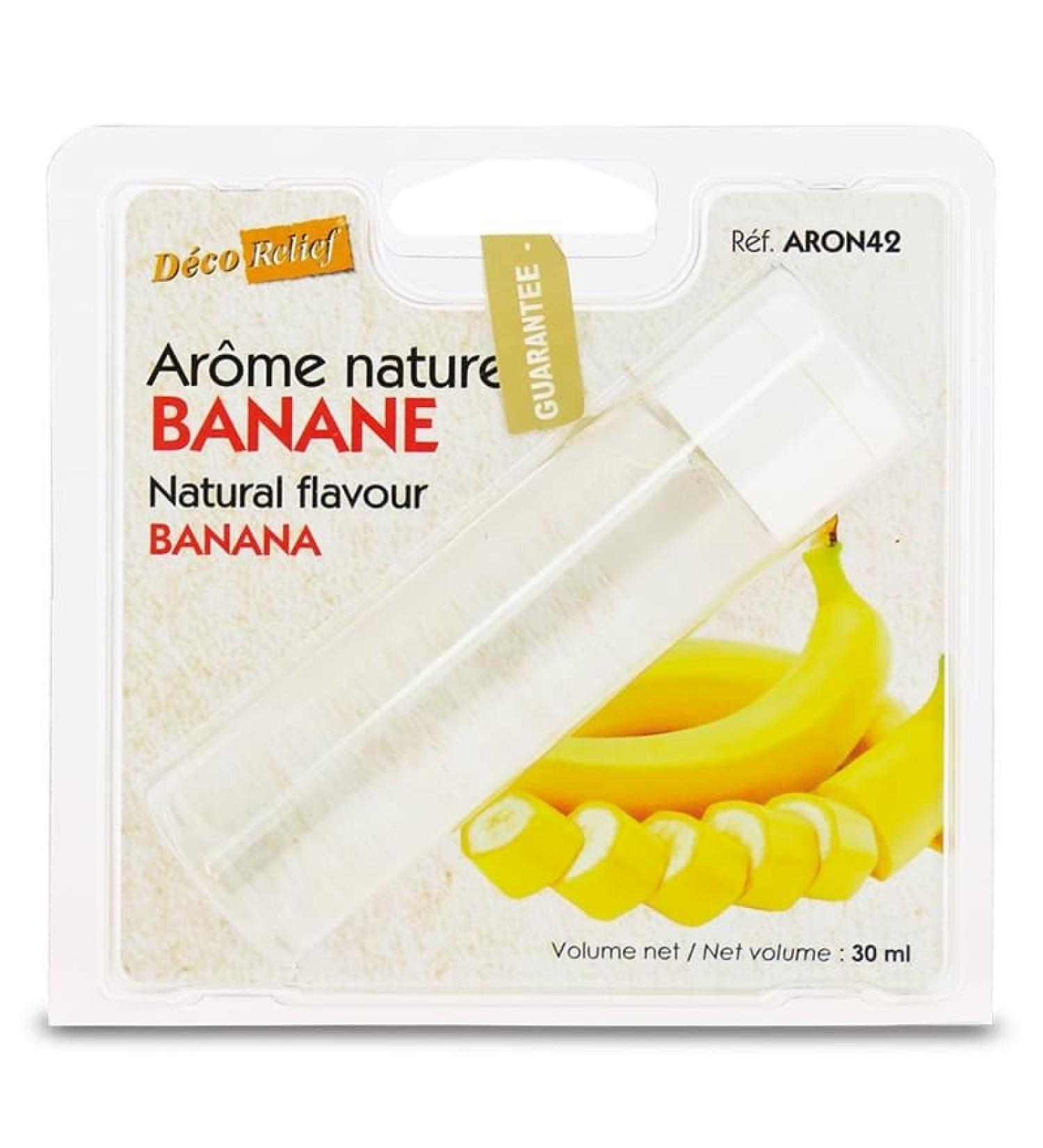 D co Relief - Natural Banana Flavor 30 ml - Food Flavoring for Pastry Cooking - Professional Ingredient