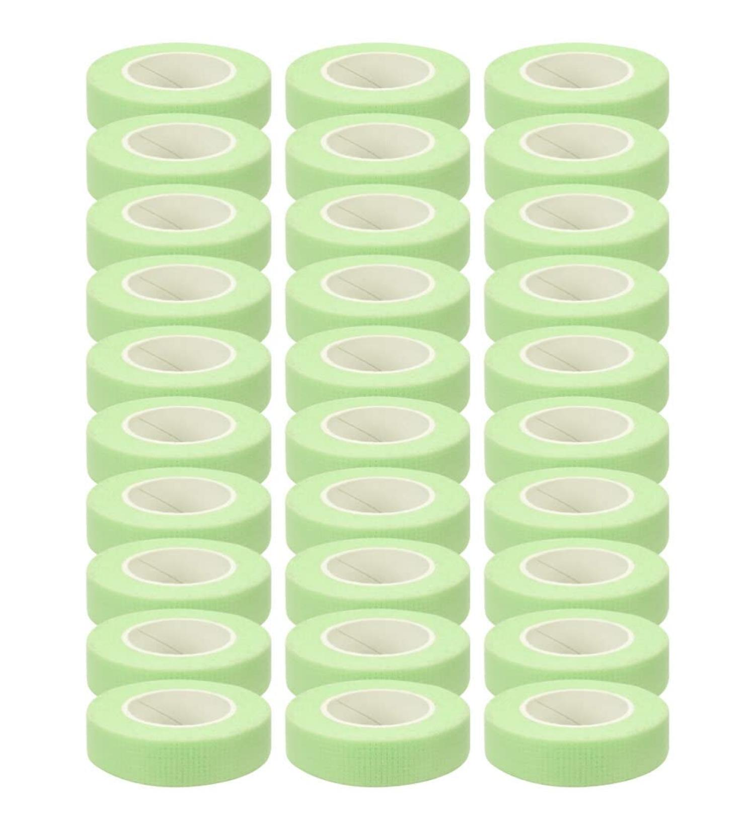 FOMIYES 30 Rolls Non-Woven Fabric Lash Extension Tape - Professional Micropore Under Eye & Lash Lift Tape for Eyelash Grafting - Green Eyelash Tape for Extended Wear - Buy Online on GoSupps.com
