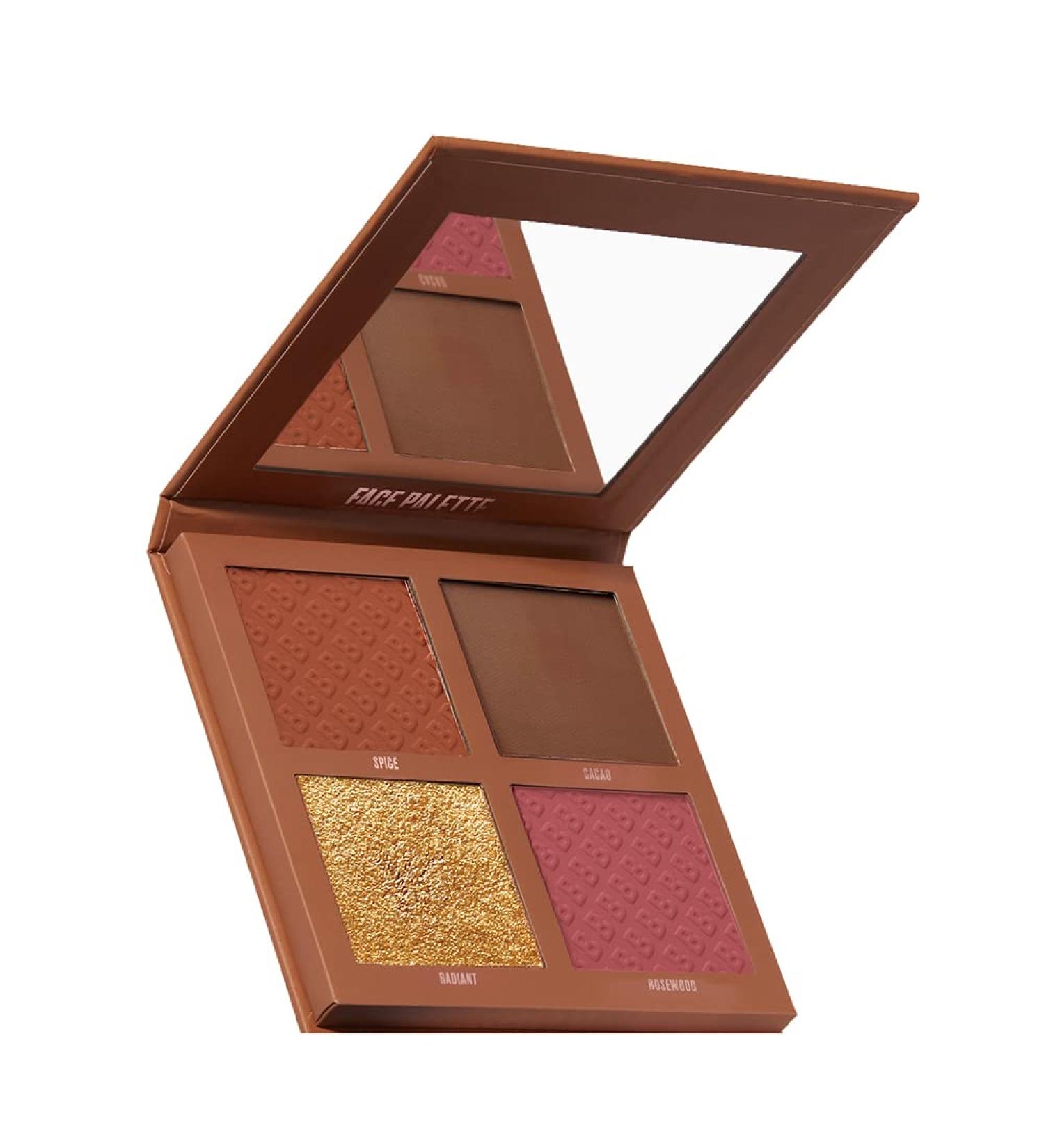 BEAUTY BAY Charmed Life Face Palette - Vegan All In One Makeup for Medium to Deep Skin Tone - Highlighter, Bronzer & Blush Powder Palette - Travel Friendly & Cruelty Free - Buy Online on GoSupps.com
