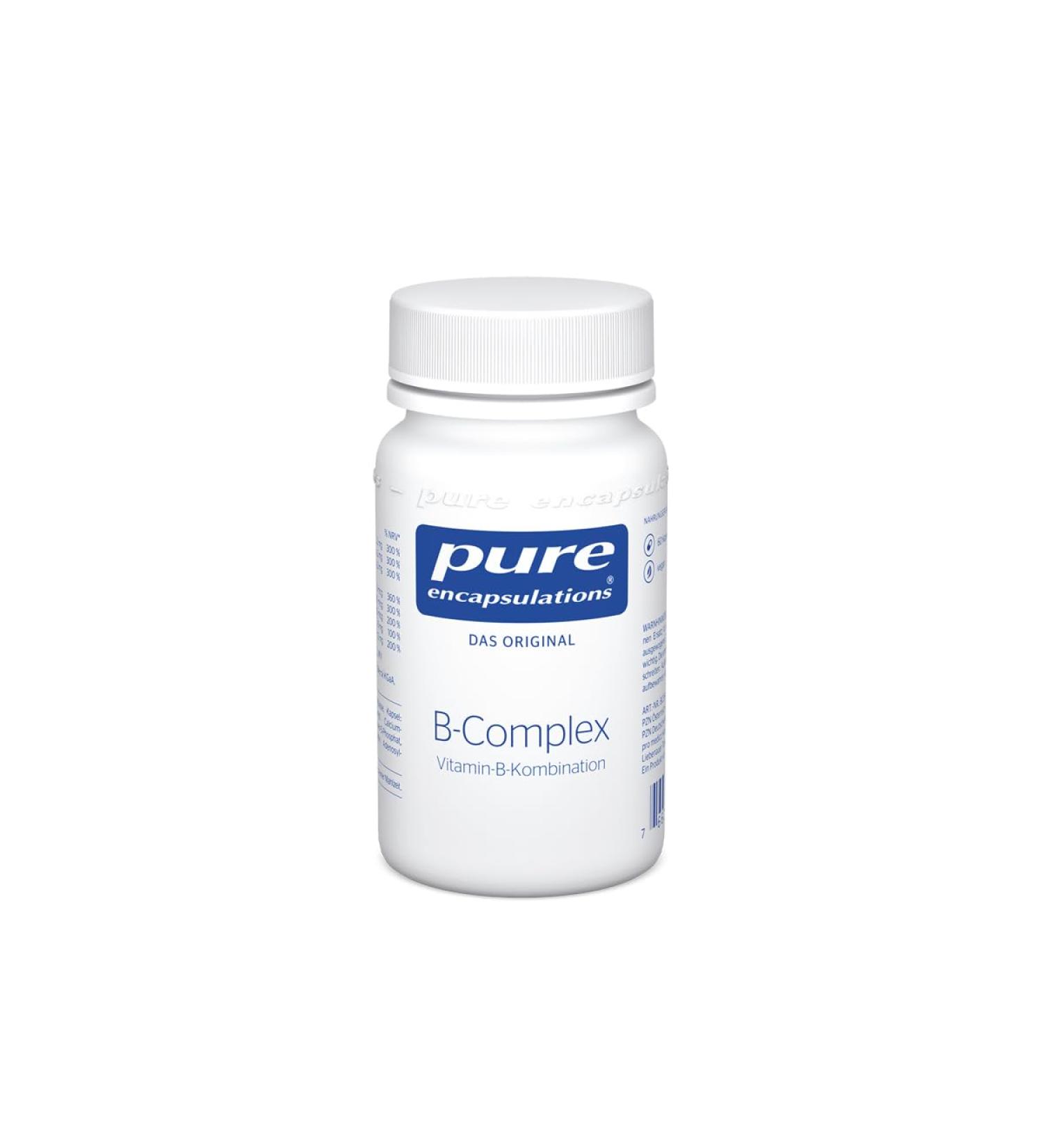 Buy Pure Encapsulations B-Complex 60 Capsules - Premium Multivitamin for Energy & Wellness - International Shipping - Buy Online on GoSupps.com