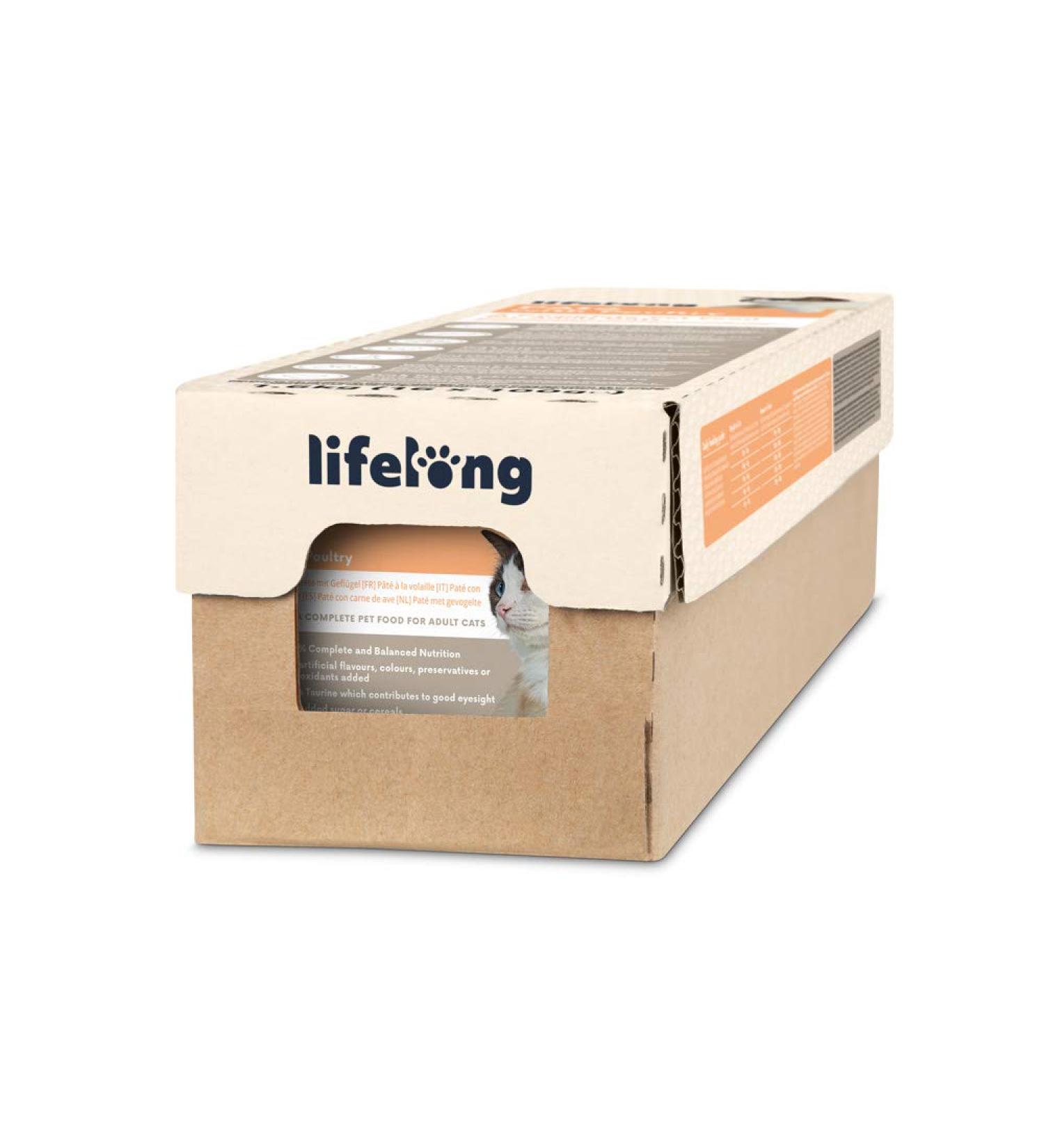 Buy Amazon Lifelong Cat Food Pate with Poultry - 100g Pack of 16 | Premium International Shipping - Buy Online on GoSupps.com