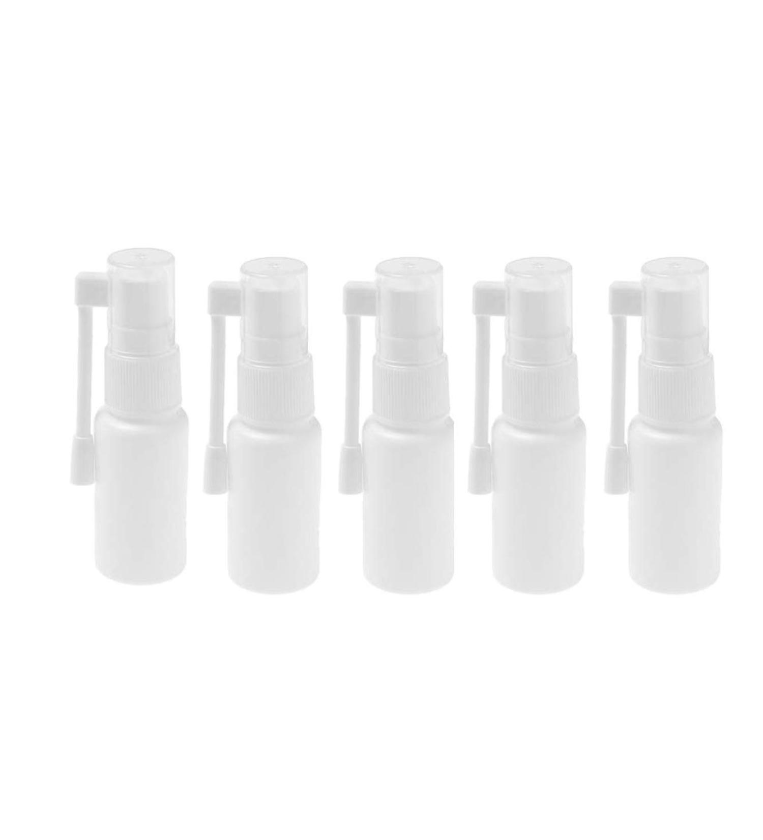 30ml Empty Portable Nasal Spray Bottles - Refillable Plastic Atomizer Travel & Home Use 5 Pack - Buy Online on GoSupps.com