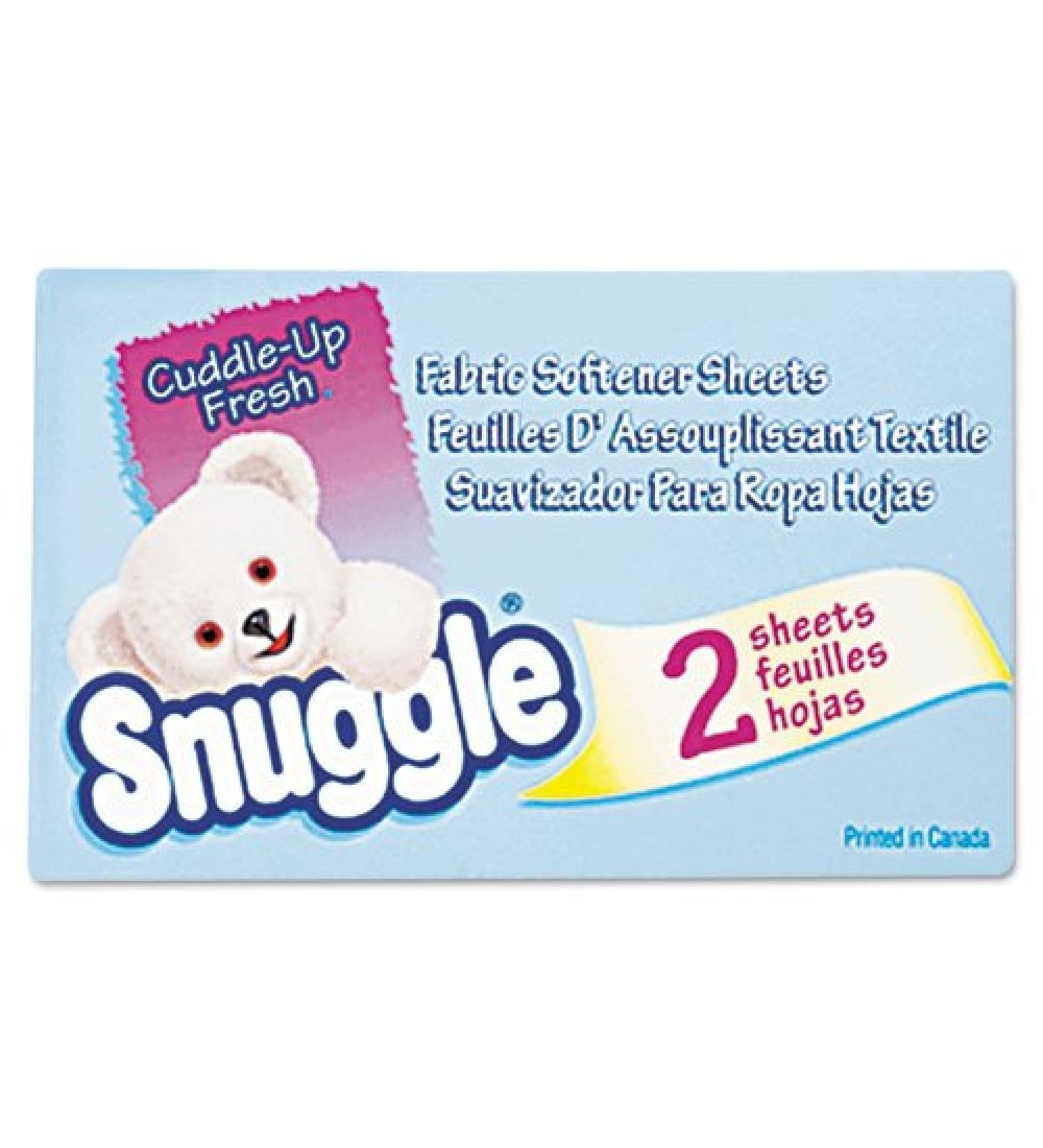 Snuggle Vend-Design Fabric Softener Sheets Fresh Scent 2 Sheets/Box 100 Boxes/Carton