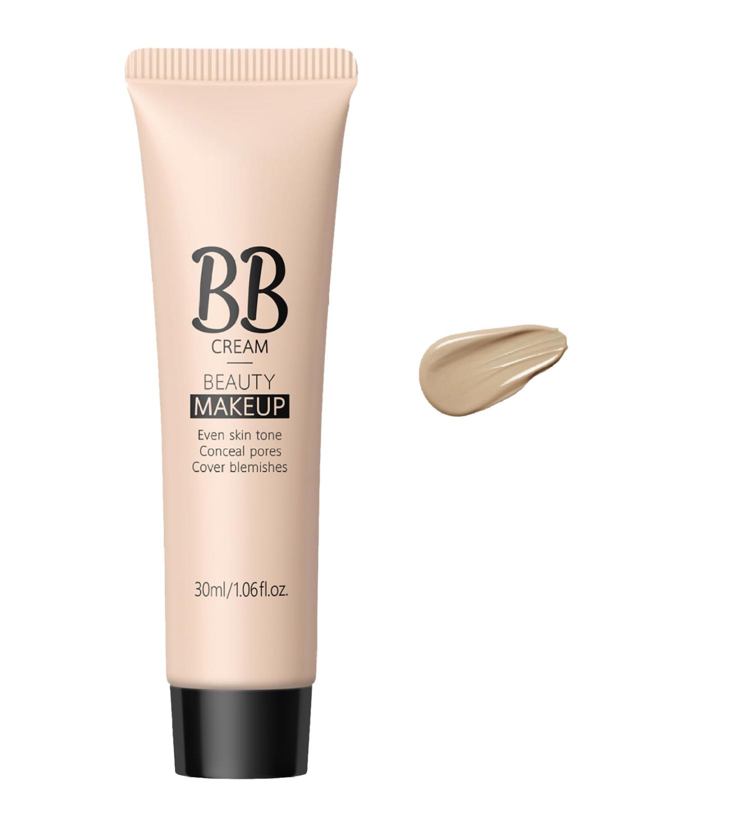 Natural Finish BB Cream Tinted Moisturizer For Women Oil Free Lightweight Hydrating Formula Daily Wear For All Skin Types Wheat One Size One Size Wheat
