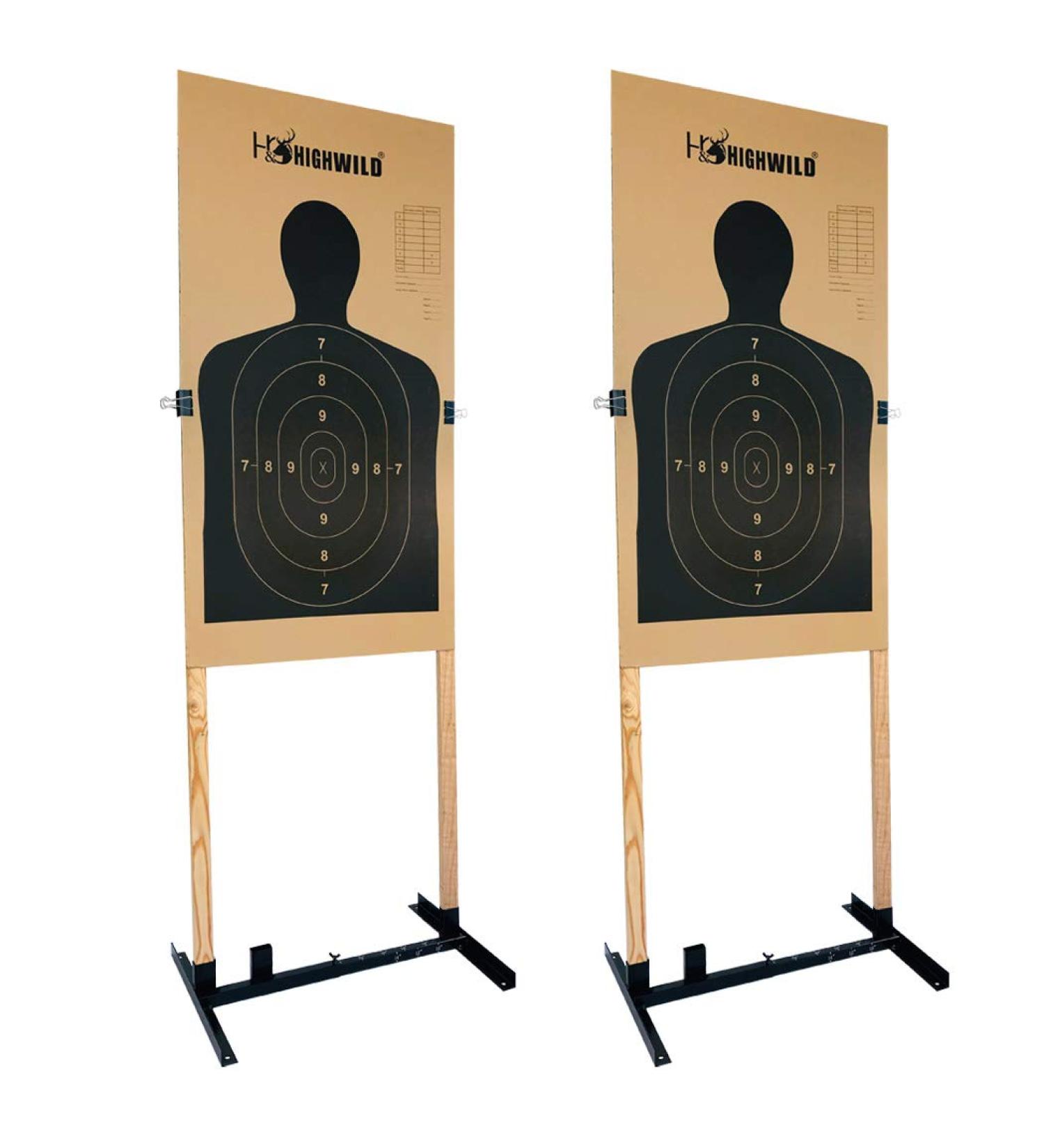 Highwild Adjustable Target Stand Base - H Shape - USPSA/IPSC - IDPA Practice - Upgraded Version - 2 Pack - Buy Online on GoSupps.com