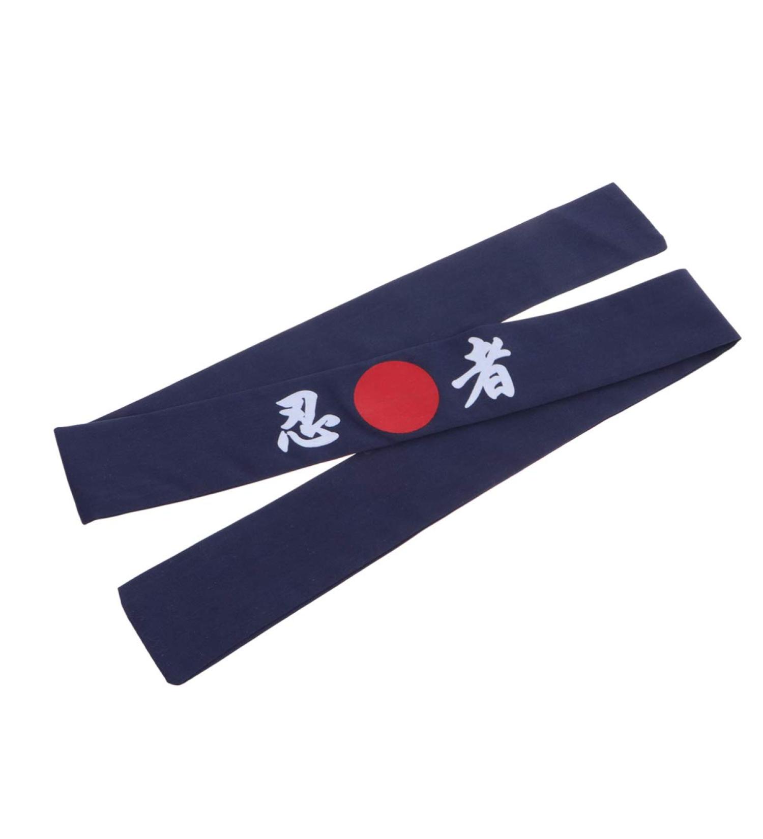 Minkissy Sunrise Kitchen Headband Sunrise Kitchen Supply Tie Sushi Chef Headband Japanese Symbol Ninja Print - Buy Online on GoSupps.com