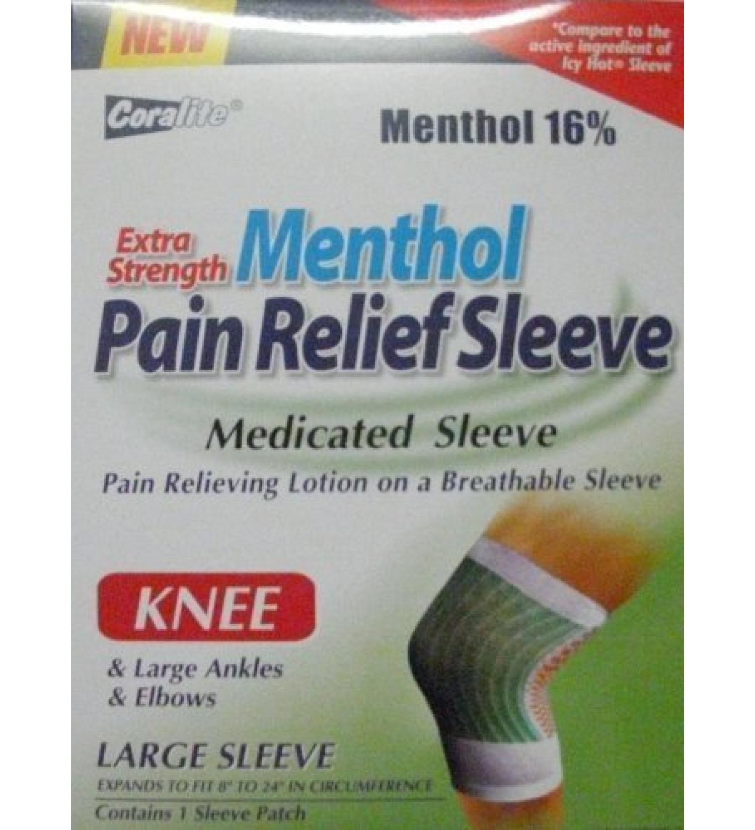 New Menthol Medicated Pain Relief Sleeve Knee & Elboes