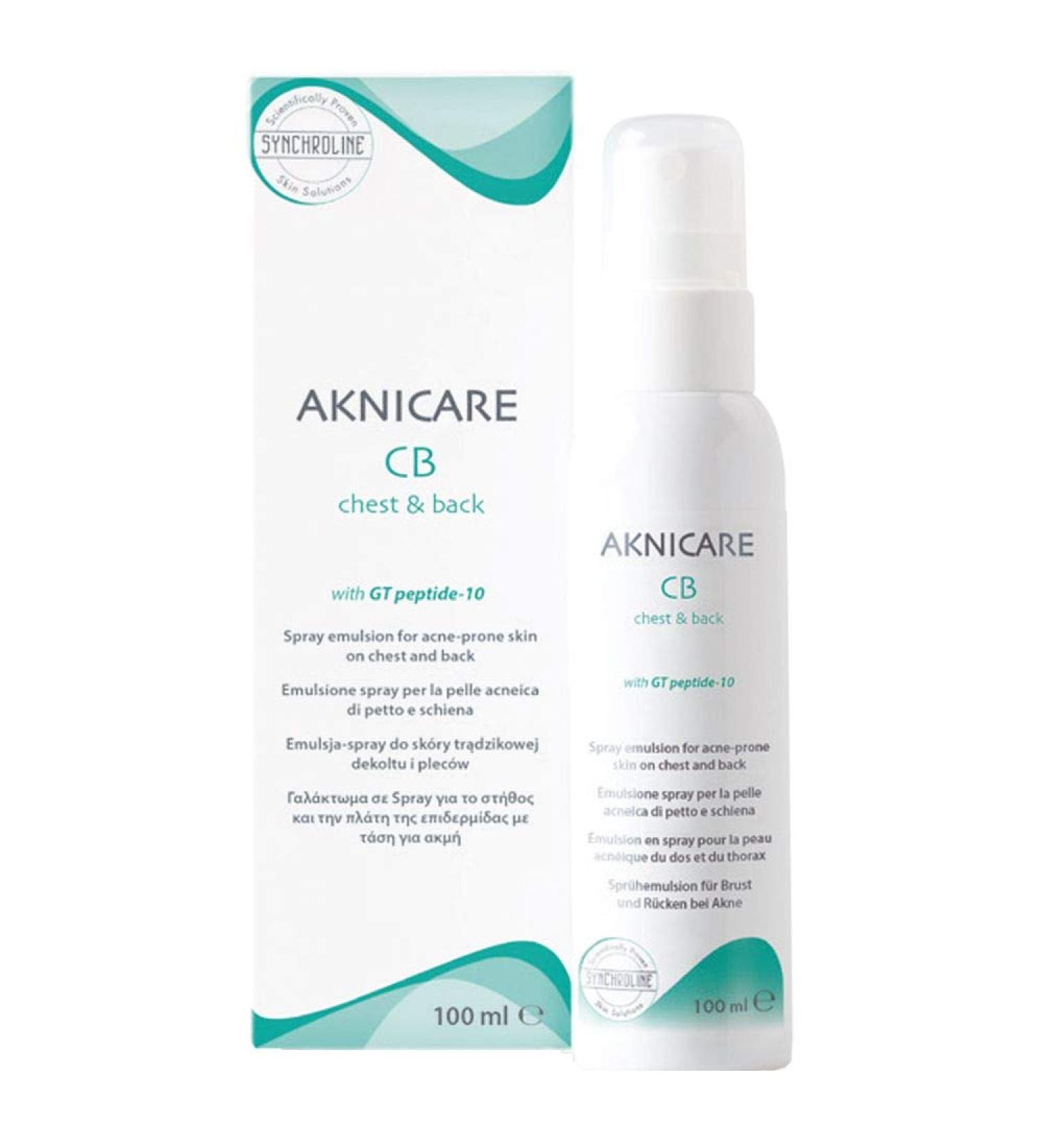 Synchroline Aknicare Chest and Back Acne-Prone Skin Spray Lotion 100ml Skin Capital